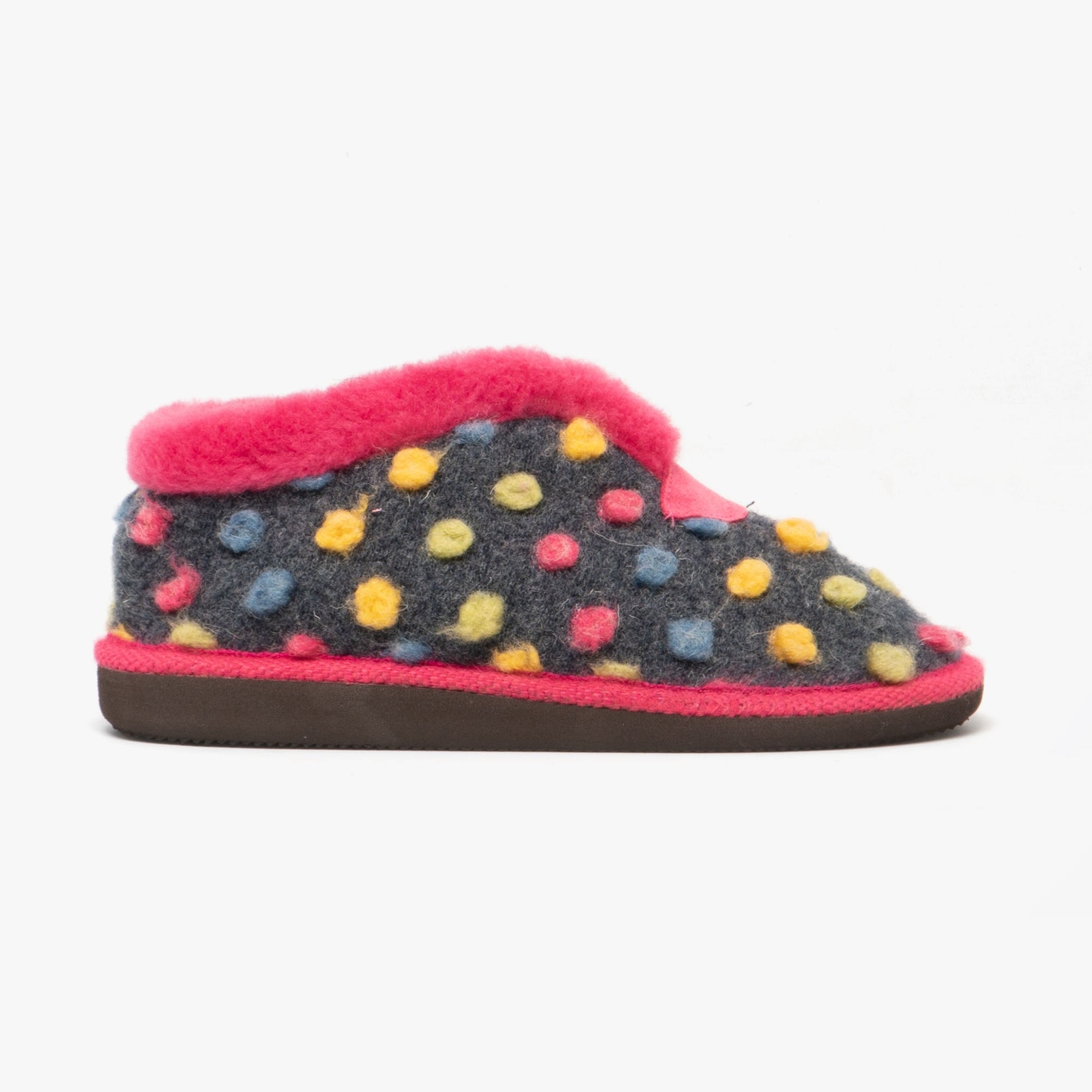 Sleepers TILLY Womens Boot Slippers Fuchsia/Multi