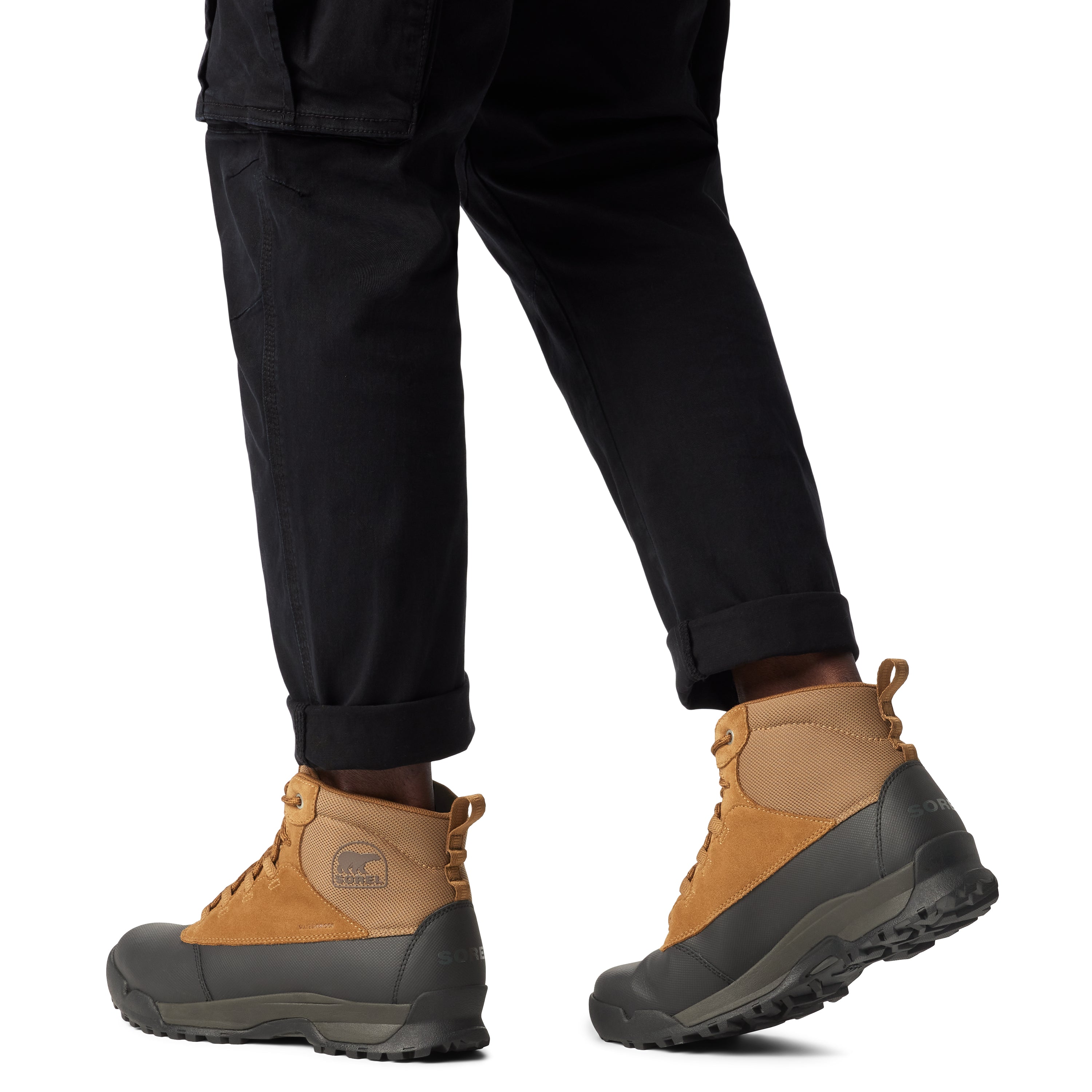 Sorel BUXTON LITE LACE PLUS Mens Winter Boots Light Brown