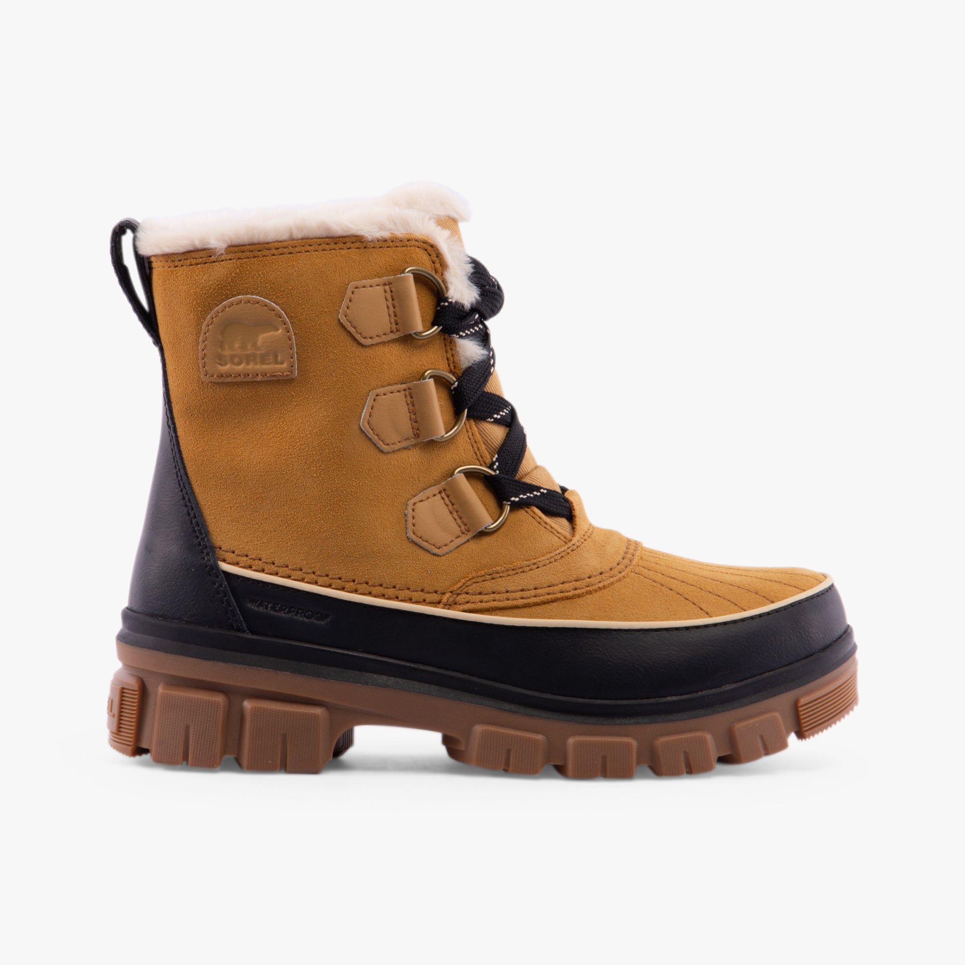 Sorel TORINO V Womens Winter Boots Curry/Black