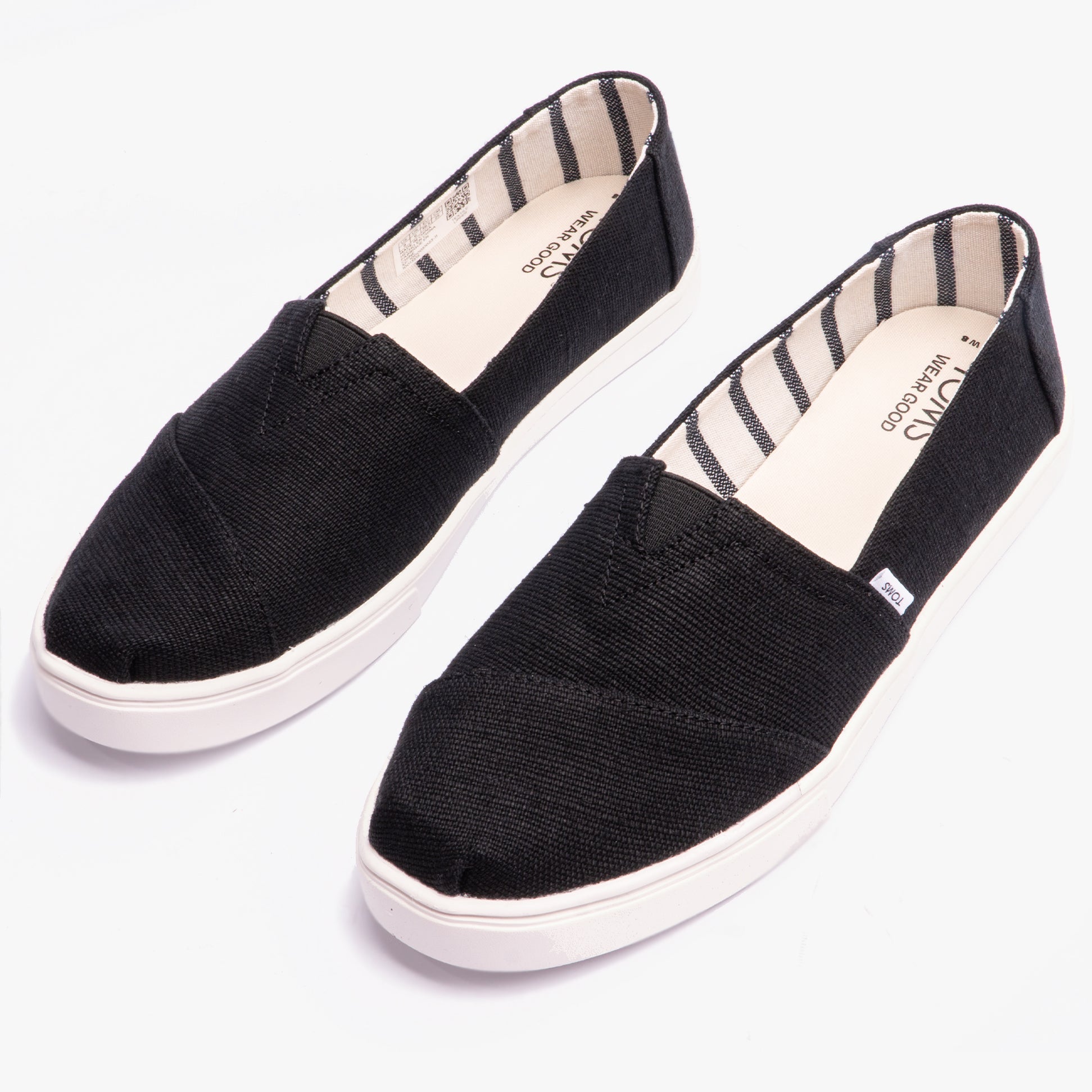 TOMS ALPARGATA CUPSOLE Womens Shoes Black