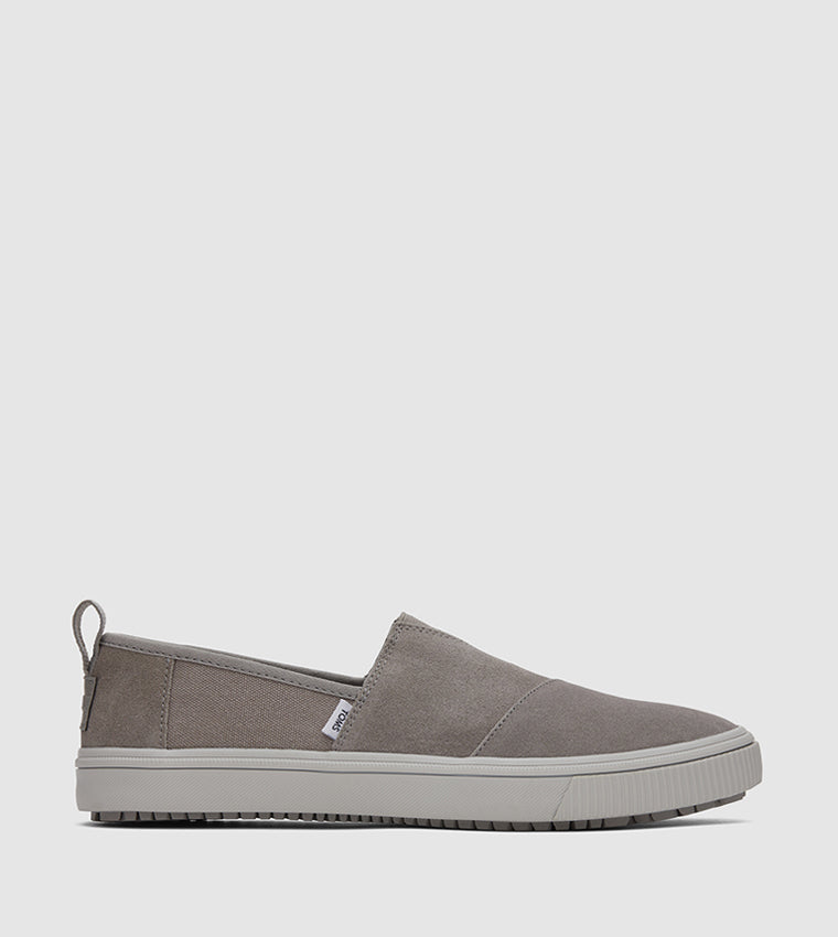 TOMS ALPARGATA TERRAIN Mens Canvas Slip On Grey
