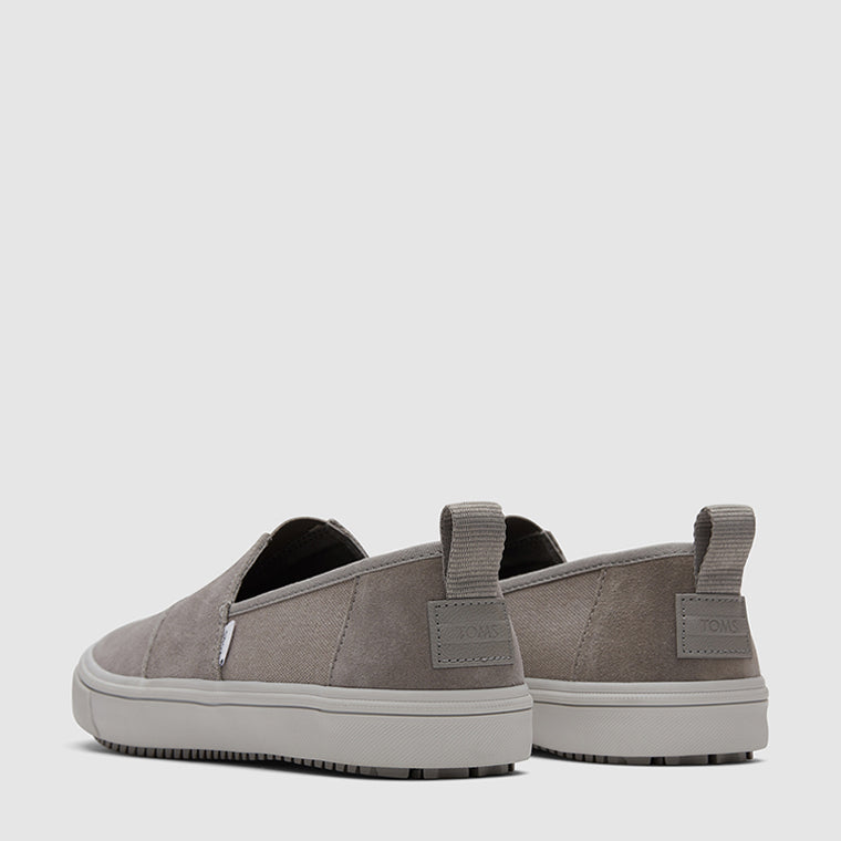 TOMS ALPARGATA TERRAIN Mens Canvas Slip On Grey