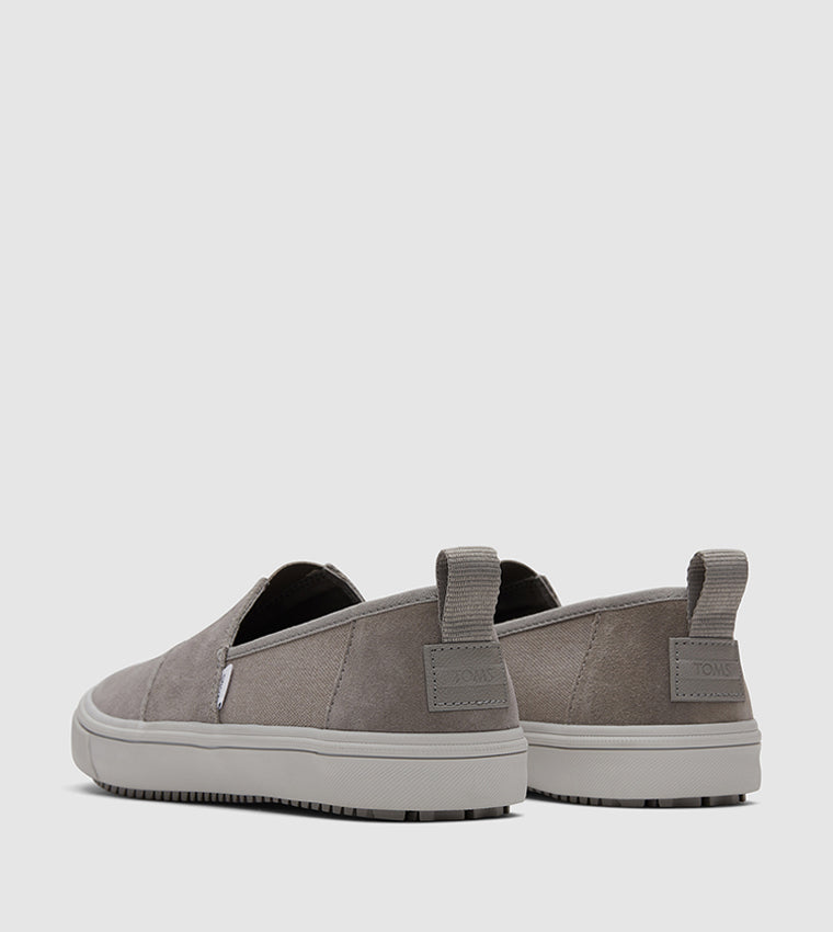 TOMS ALPARGATA TERRAIN Mens Canvas Slip On Grey