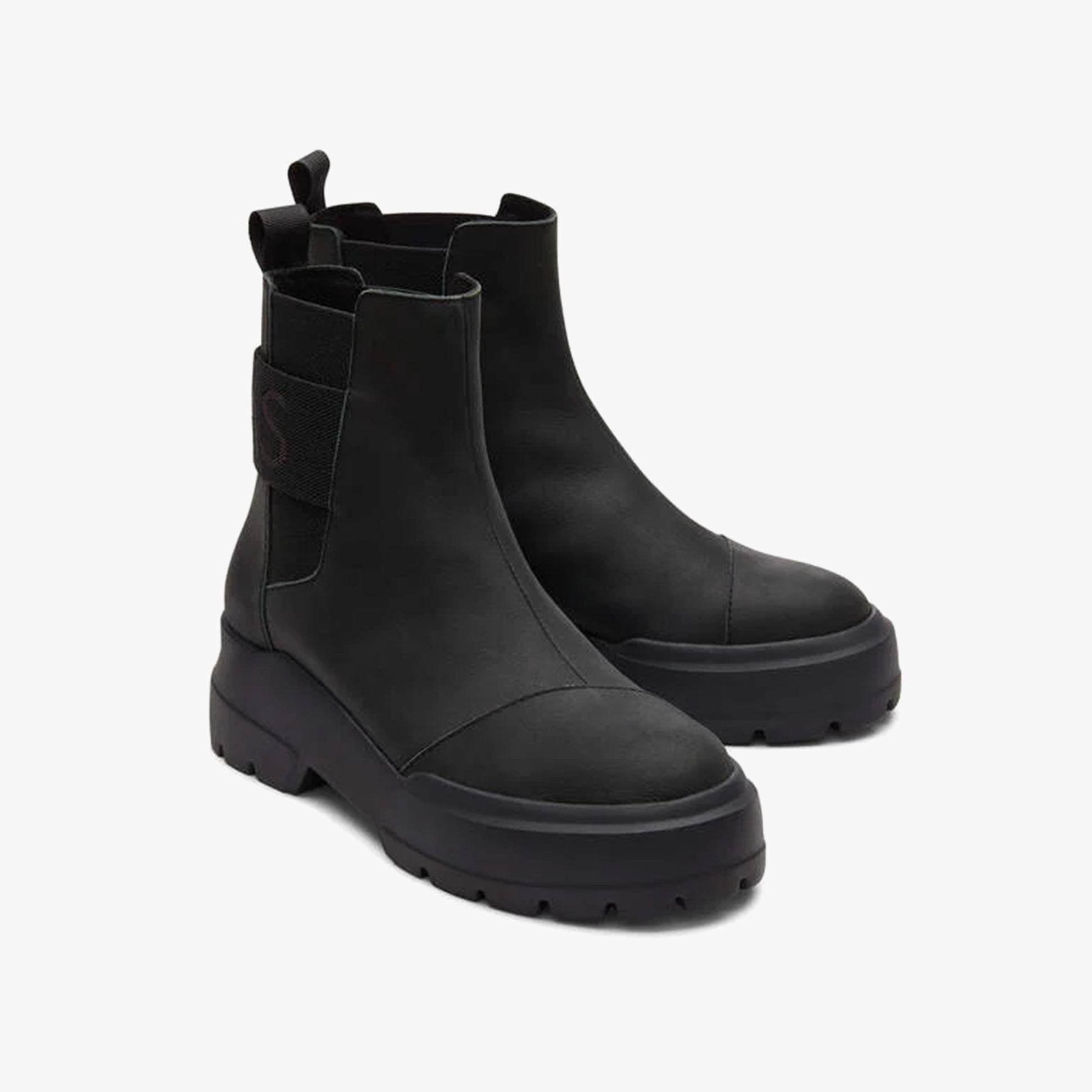 TOMS ALPARGATA COMBAT Womens Boots Black