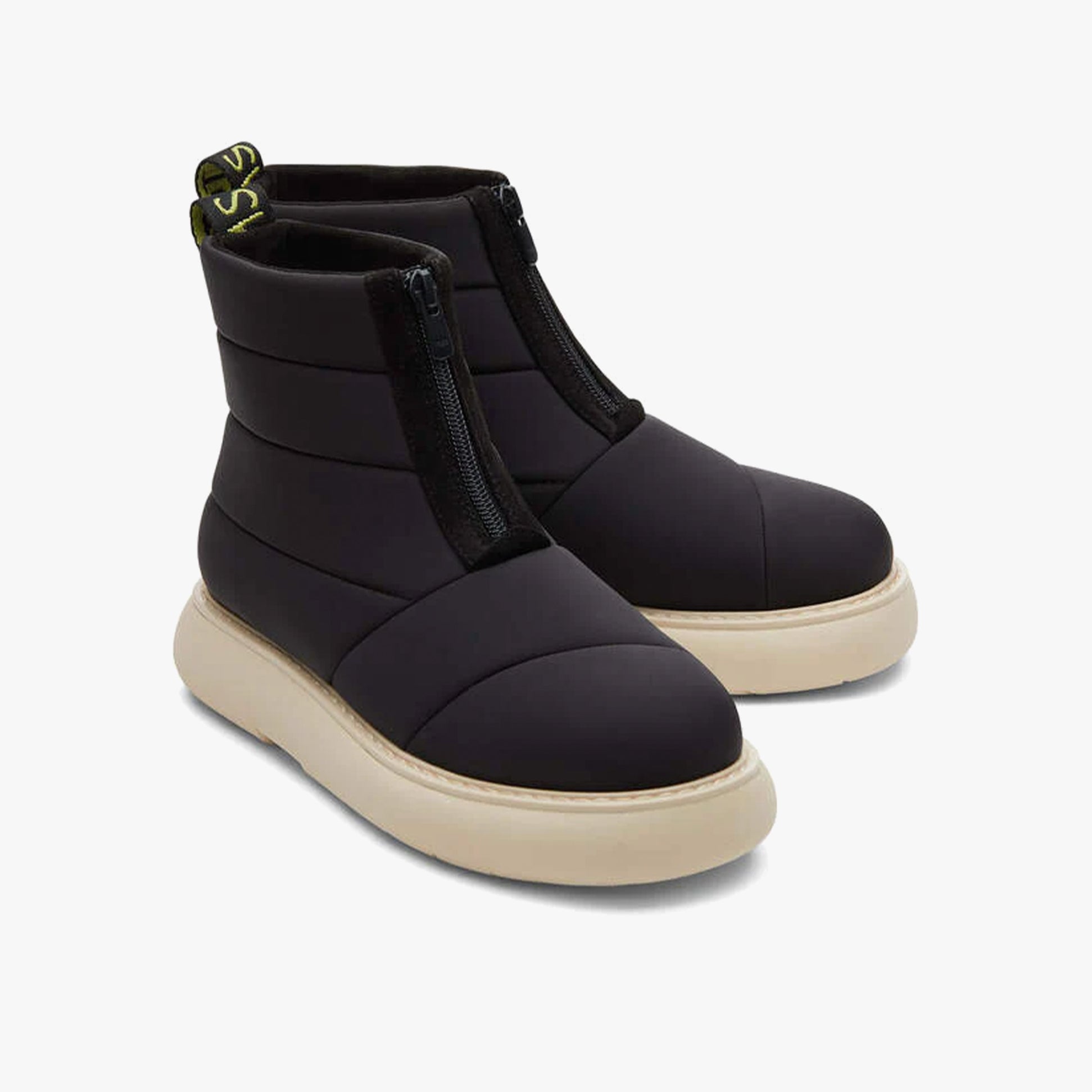 TOMS ALPARGATA MALLOW PUFFER Womens Boots Black