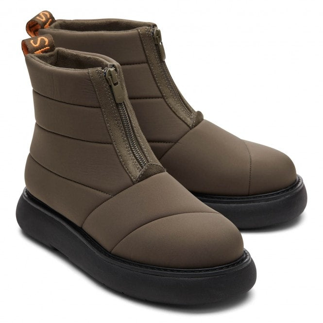 TOMS ALPARGATA MALLOW PUFFER Womens Boots Olive