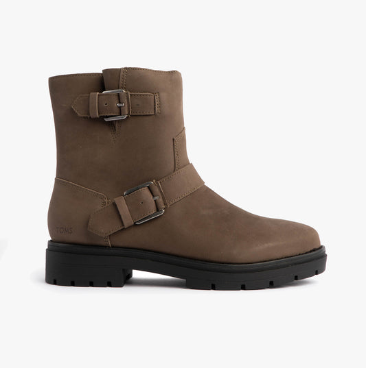 TOMS IONIE MOTO Womens Ankle Boots Green