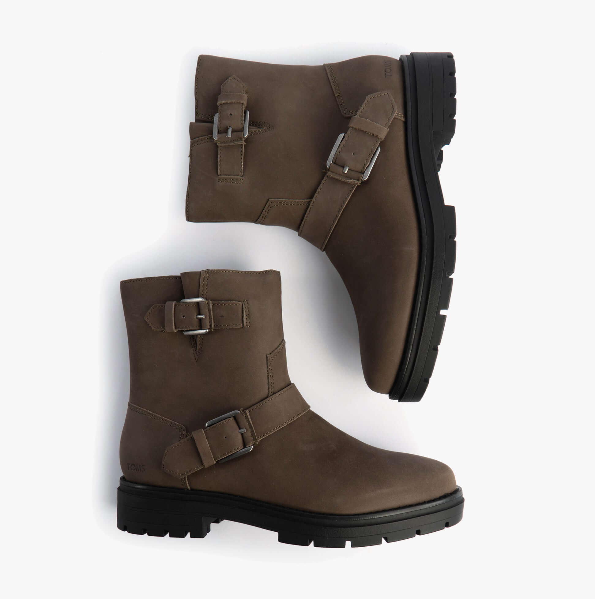 TOMS IONIE MOTO Womens Ankle Boots Green