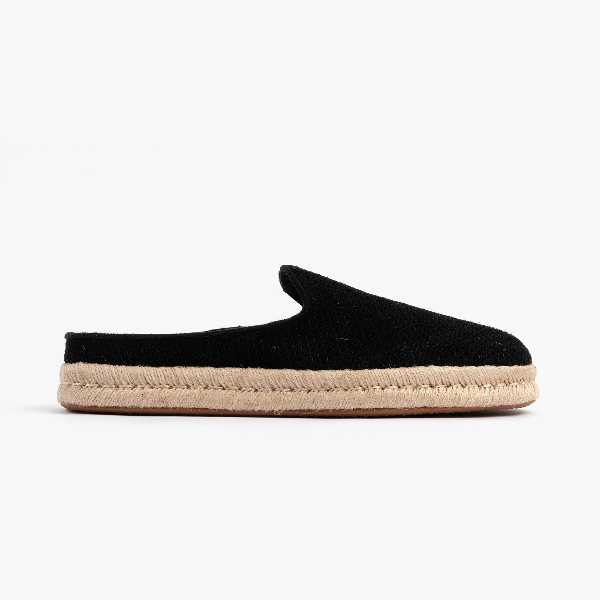 TOMS SANTIAGO MULE Mens Espadrille Black