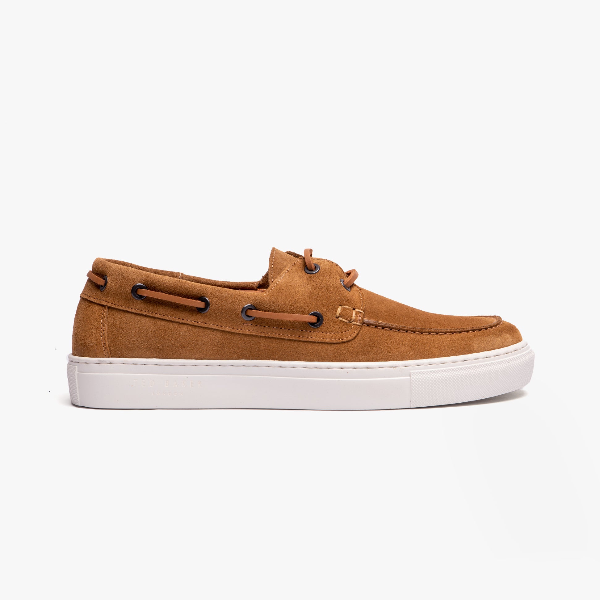 Ted Baker EUENS Mens Boat Shoes Tan