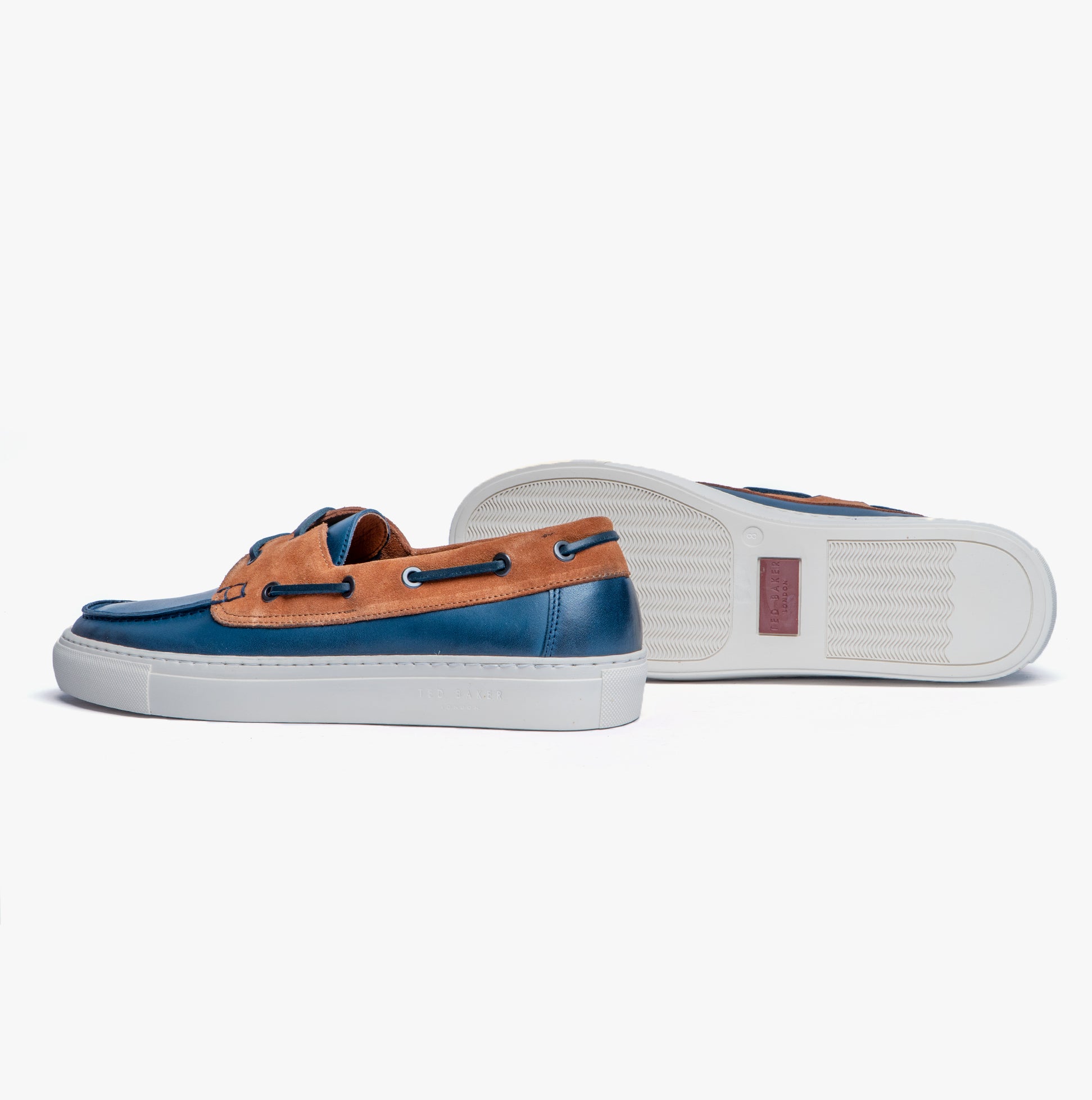 Ted Baker EUENB Mens Boat Shoes Navy