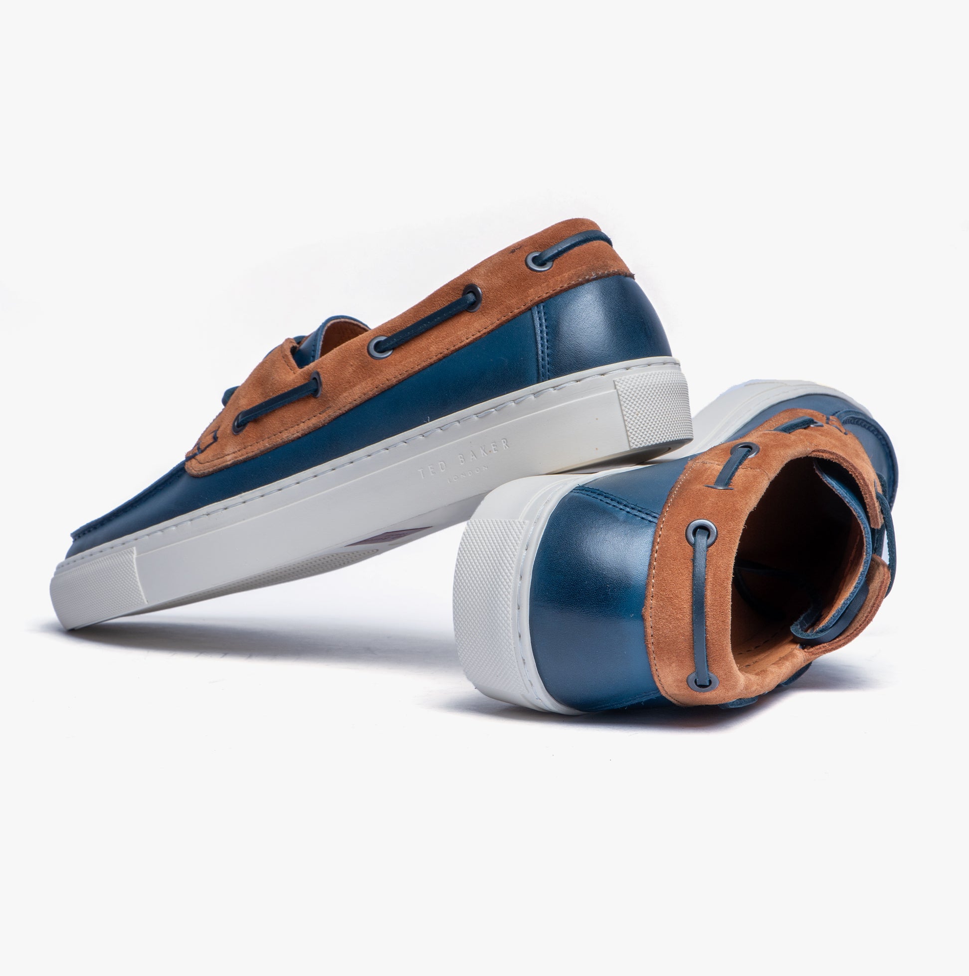 Ted Baker EUENB Mens Boat Shoes Navy