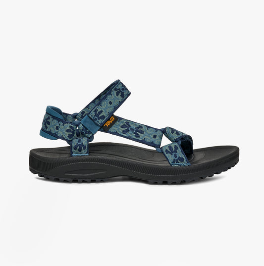 Teva WINSTED Womens Sandals Archive Floral Crown Blue/ Dress Blues