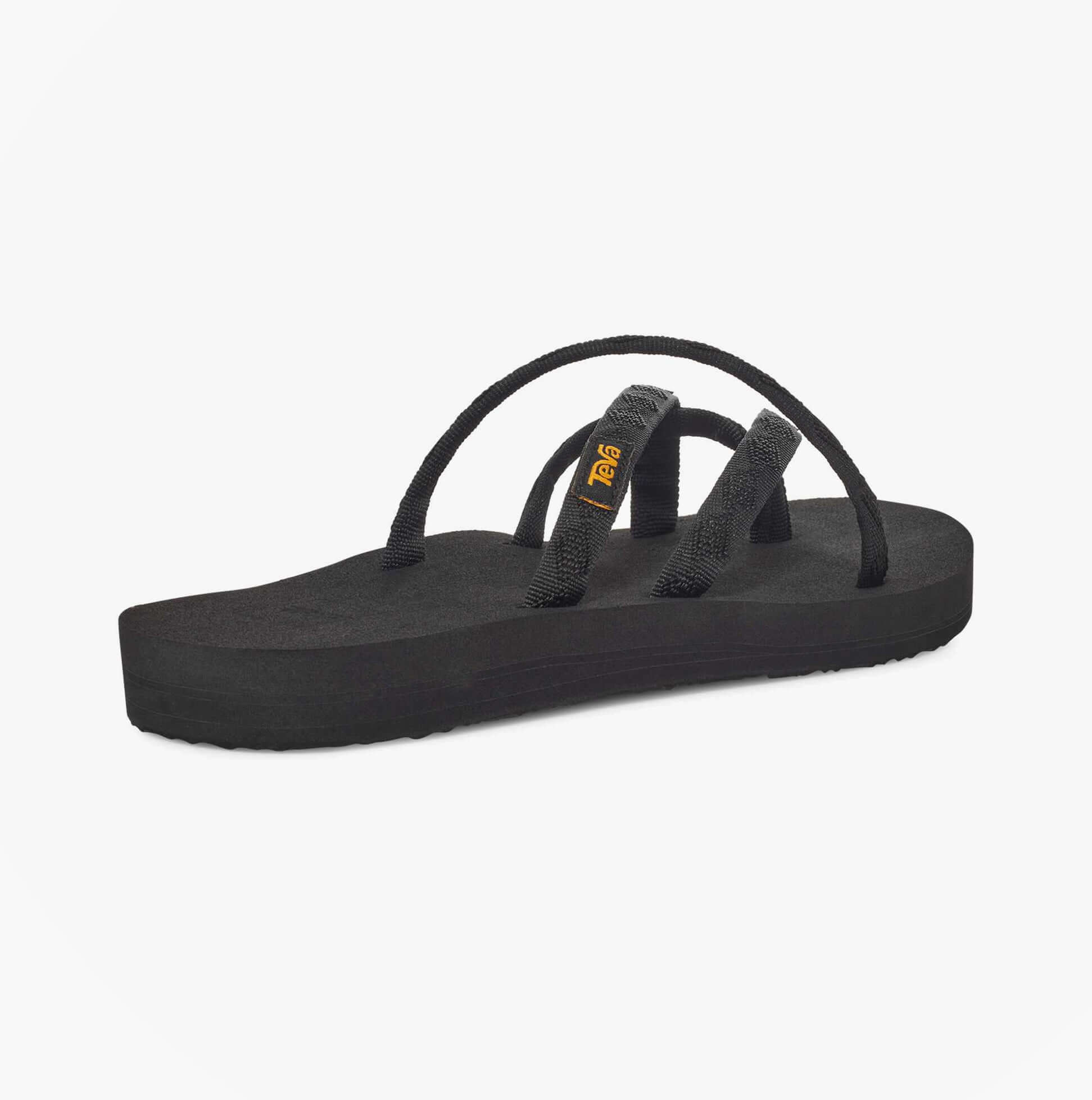 Teva OLOWAHU Womens Flip Flop All Black