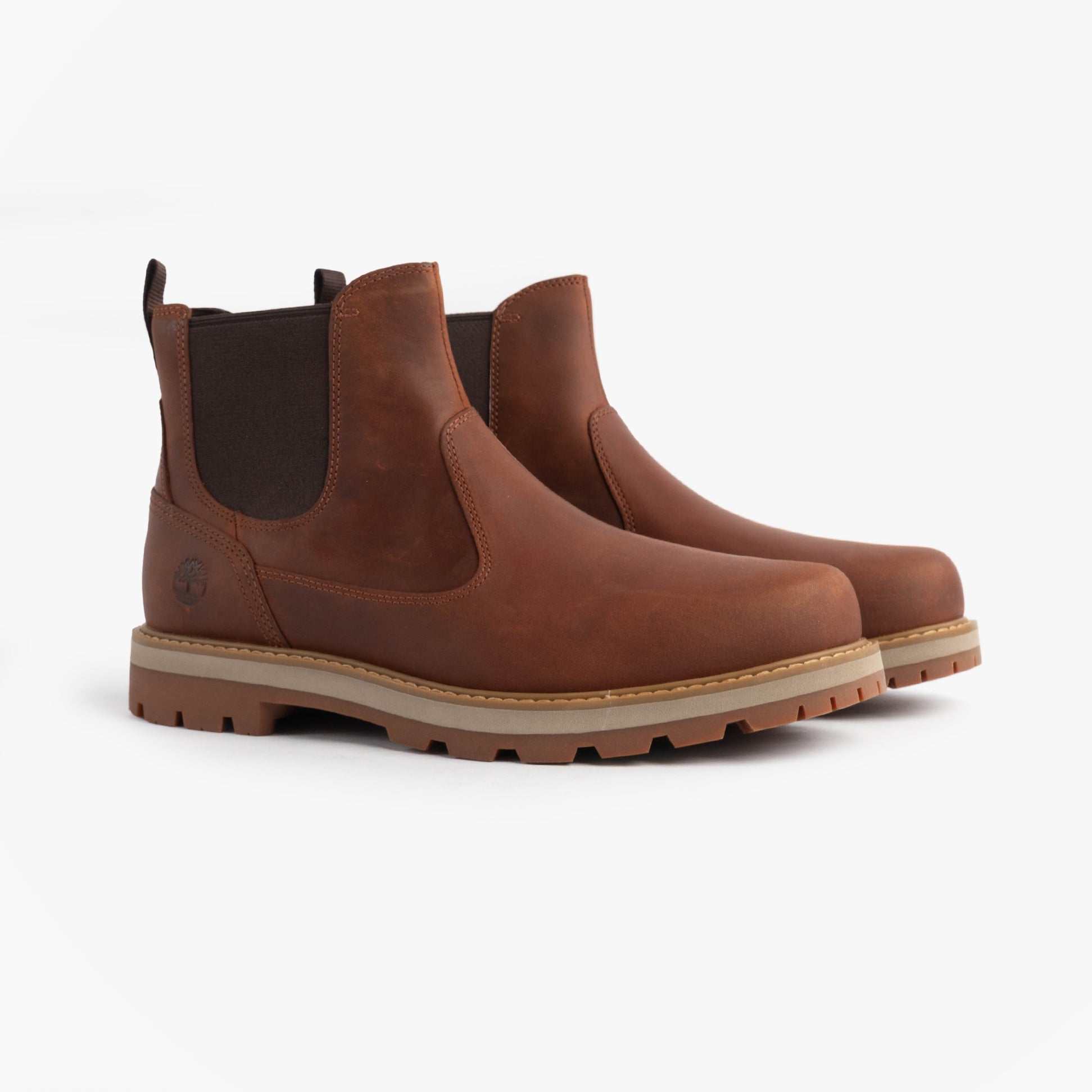 Timberland BRITTON ROAD MID Mens Chelsea Boots Rust