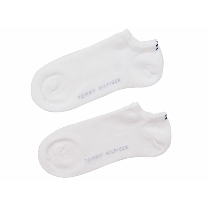 Tommy Hilfiger 2 Pack Womens Trainer Socks White