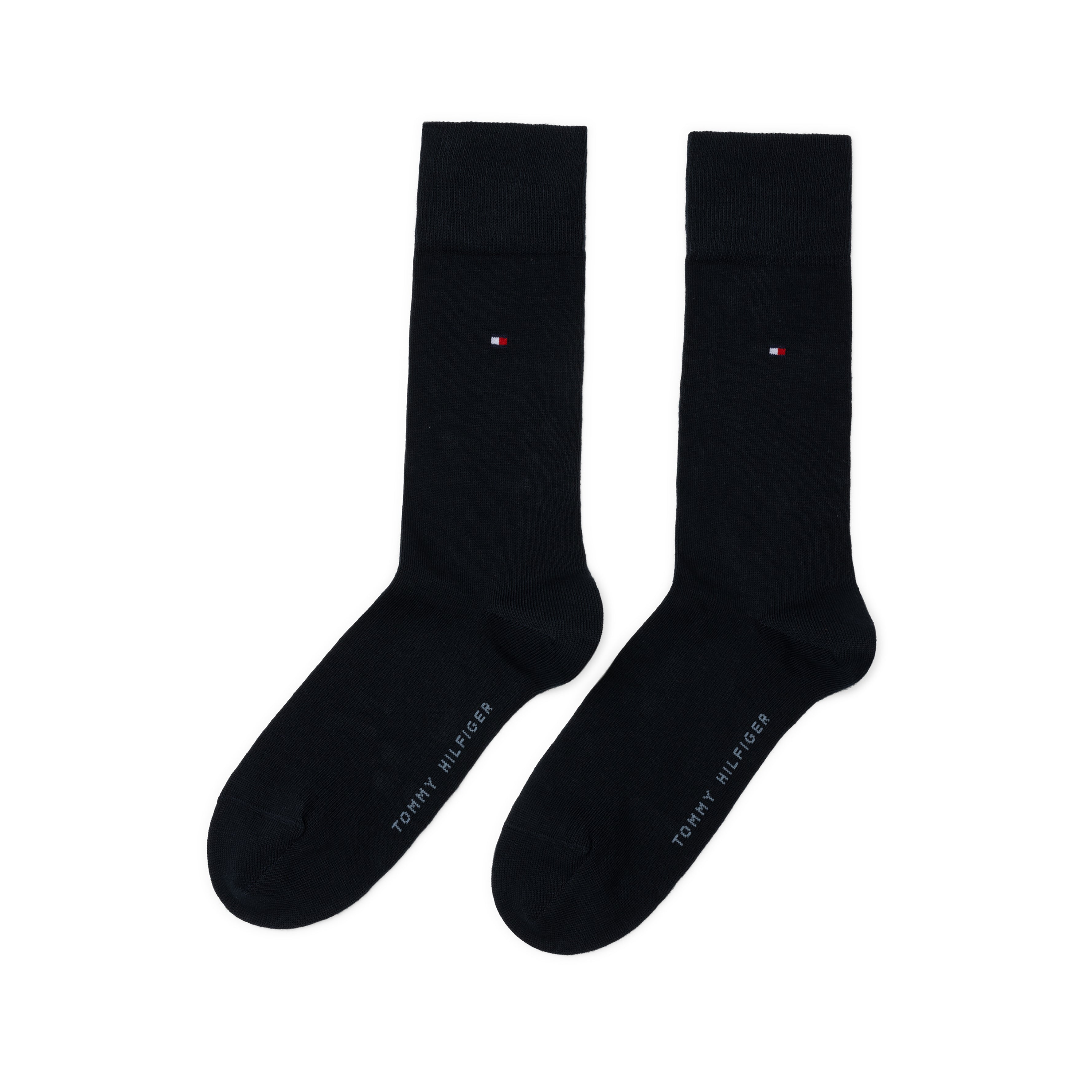 Tommy Hilfiger 2 Pack Mens Crew Classic Socks Navy