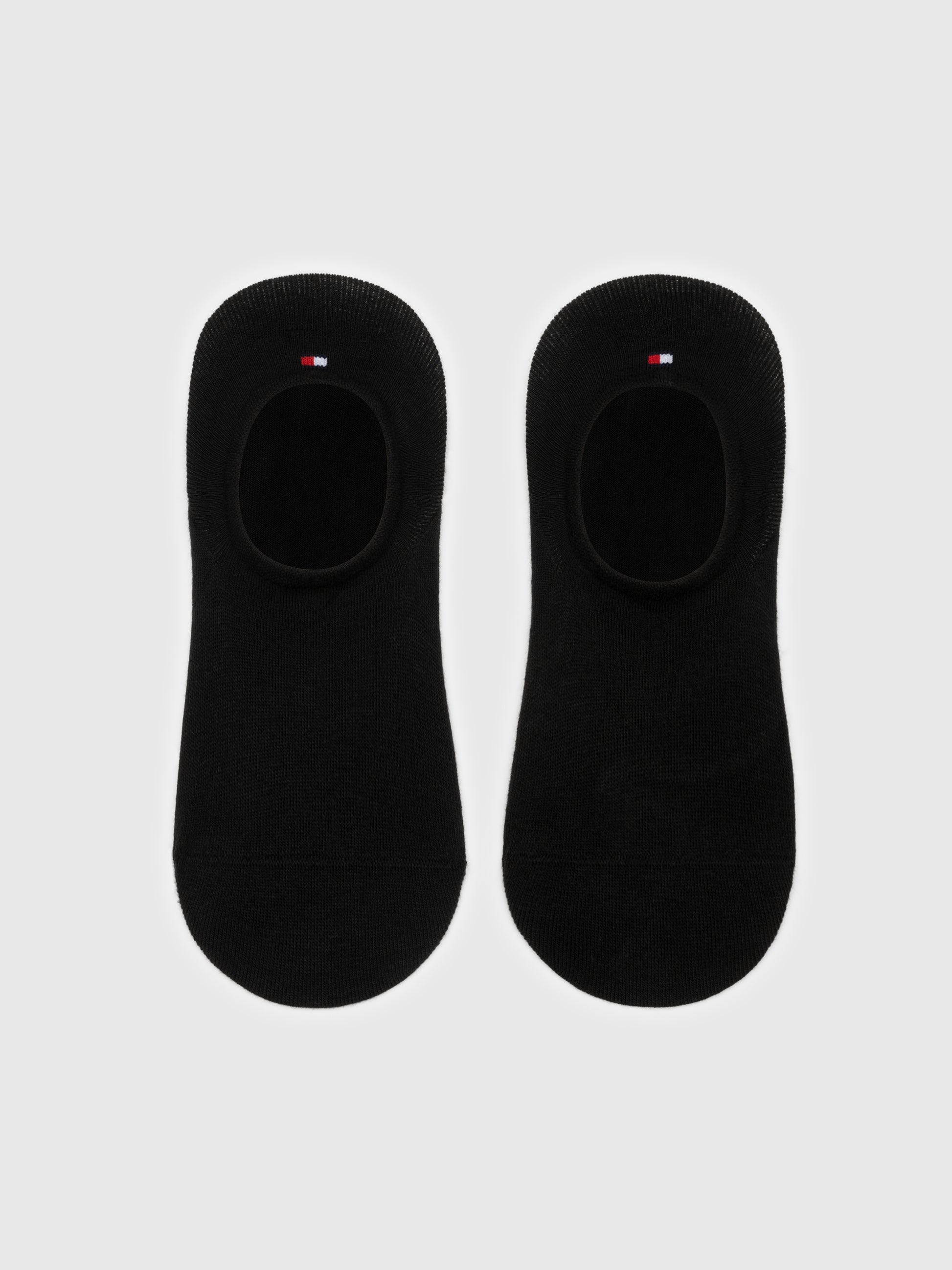 Tommy Hilfiger 2 Pack Womens Invisible Socks Black