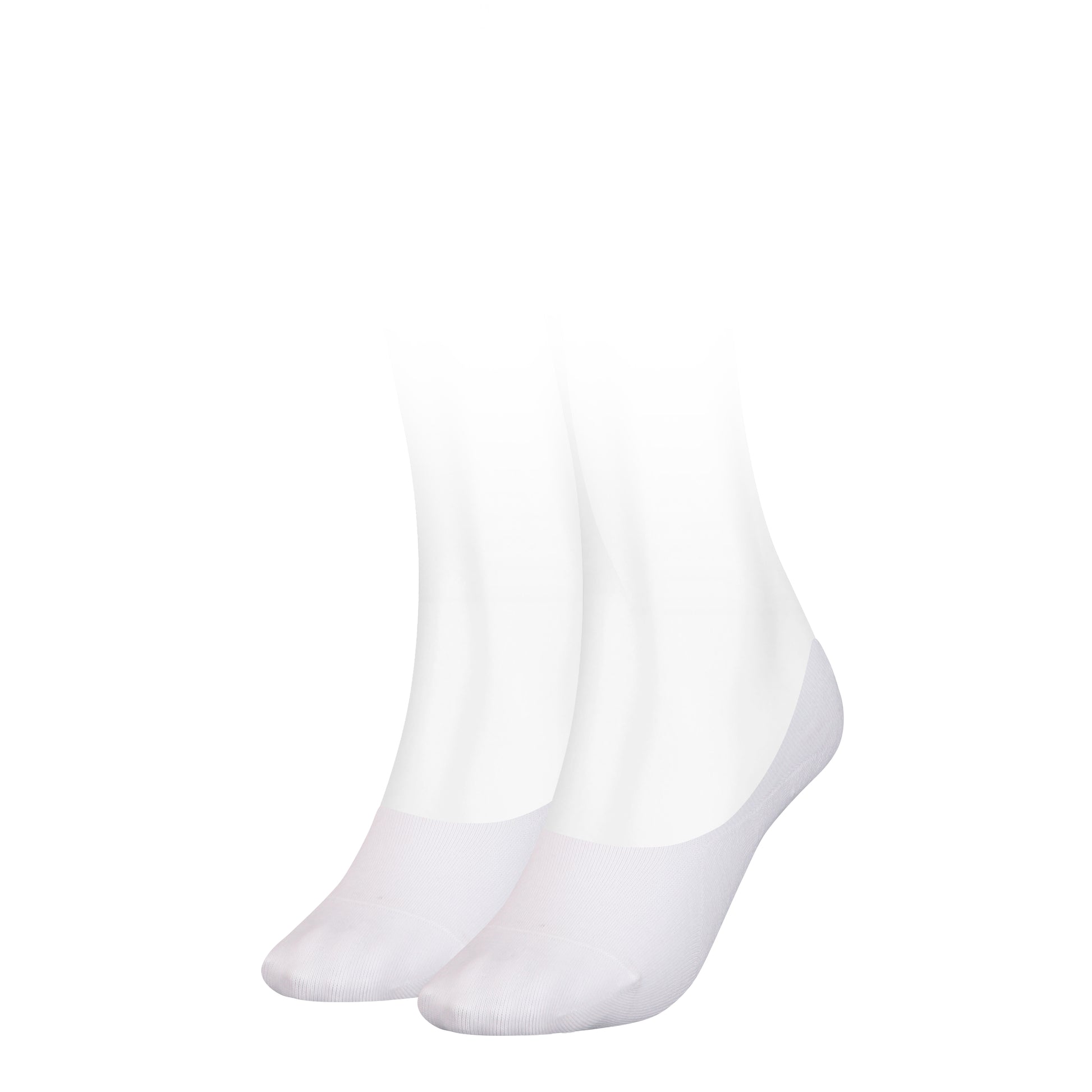 Tommy Hilfiger 2 Pack Womens Invisible Socks White