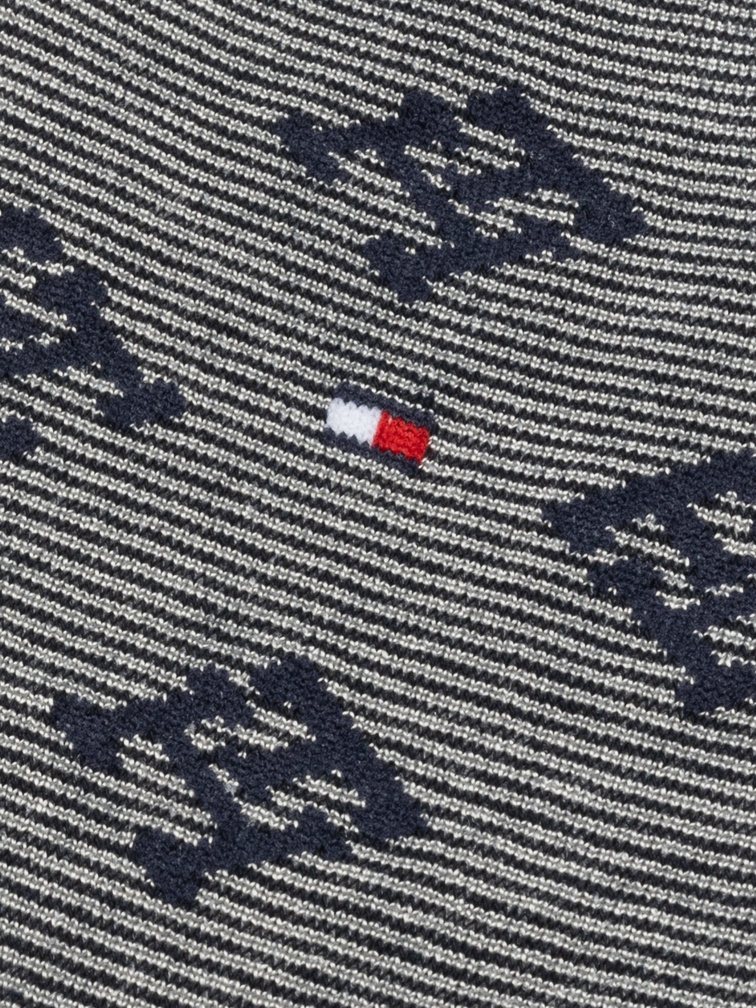 Tommy Hilfiger 3 Pack Giftboxed Monogram Womens Crew Socks Navy