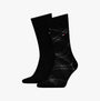 Tommy Hilfiger 2 Pack Check Mens Socks Black
