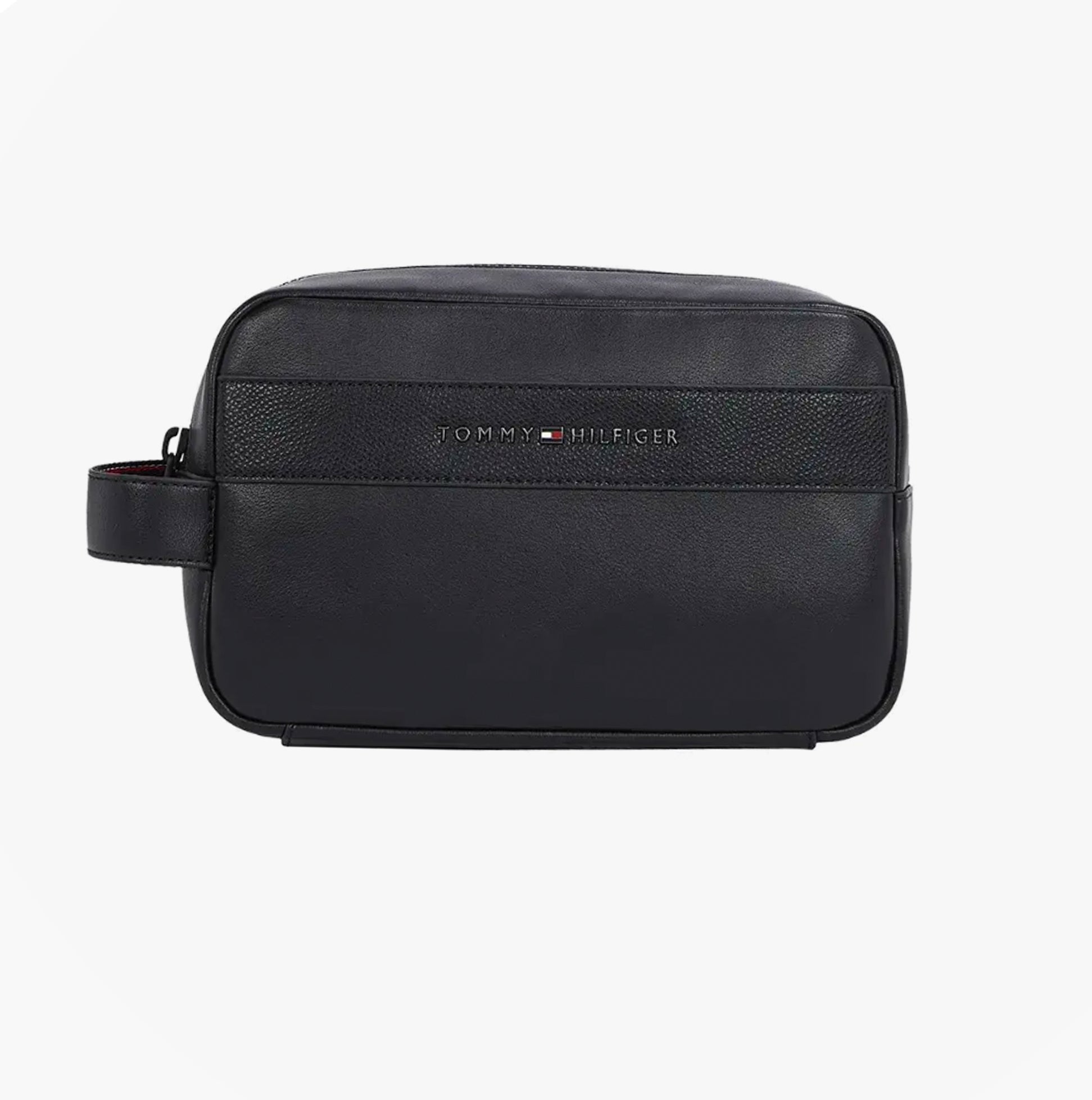 Tommy Hilfiger CORPORATE METAL LOGO Mens Washbag Black