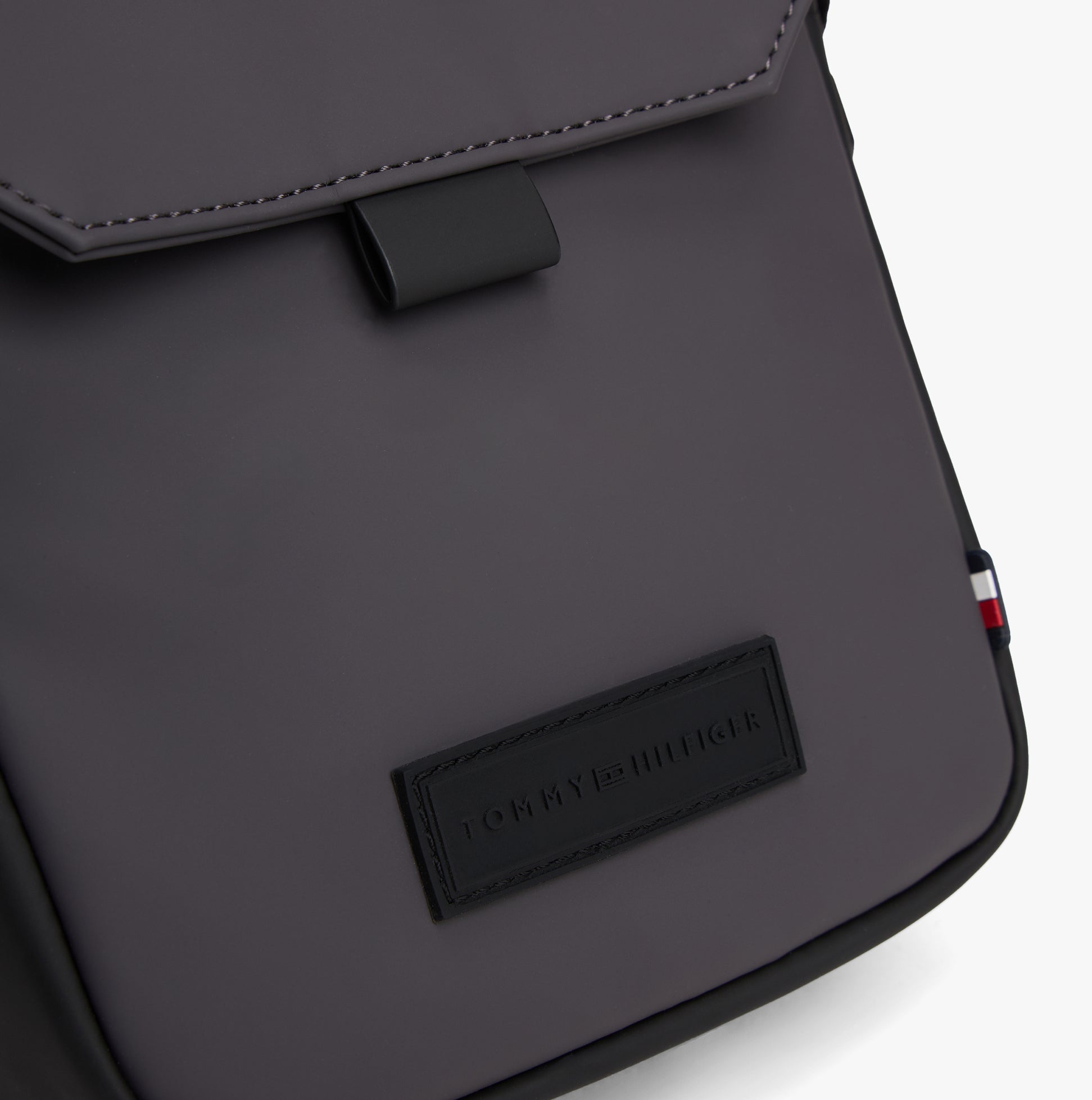 Tommy Hilfiger MINI REP Mens Crossbody Bag Charcoal Gray