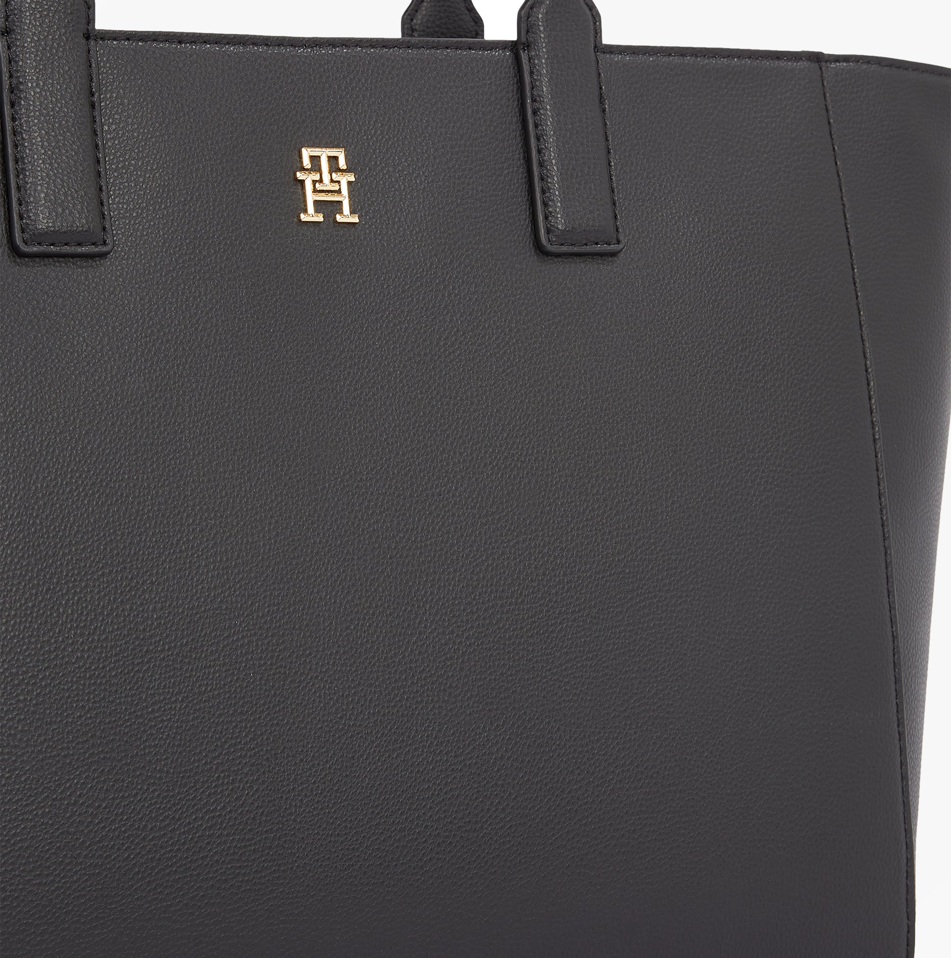 Tommy Hilfiger SOFT LOGO TOTE Womens Handbag Black