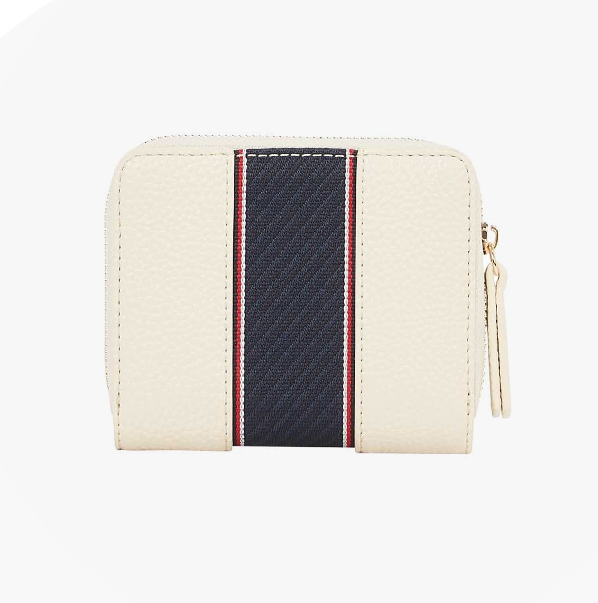 Tommy Hilfiger Womens monogram wallet with TH signature Cream