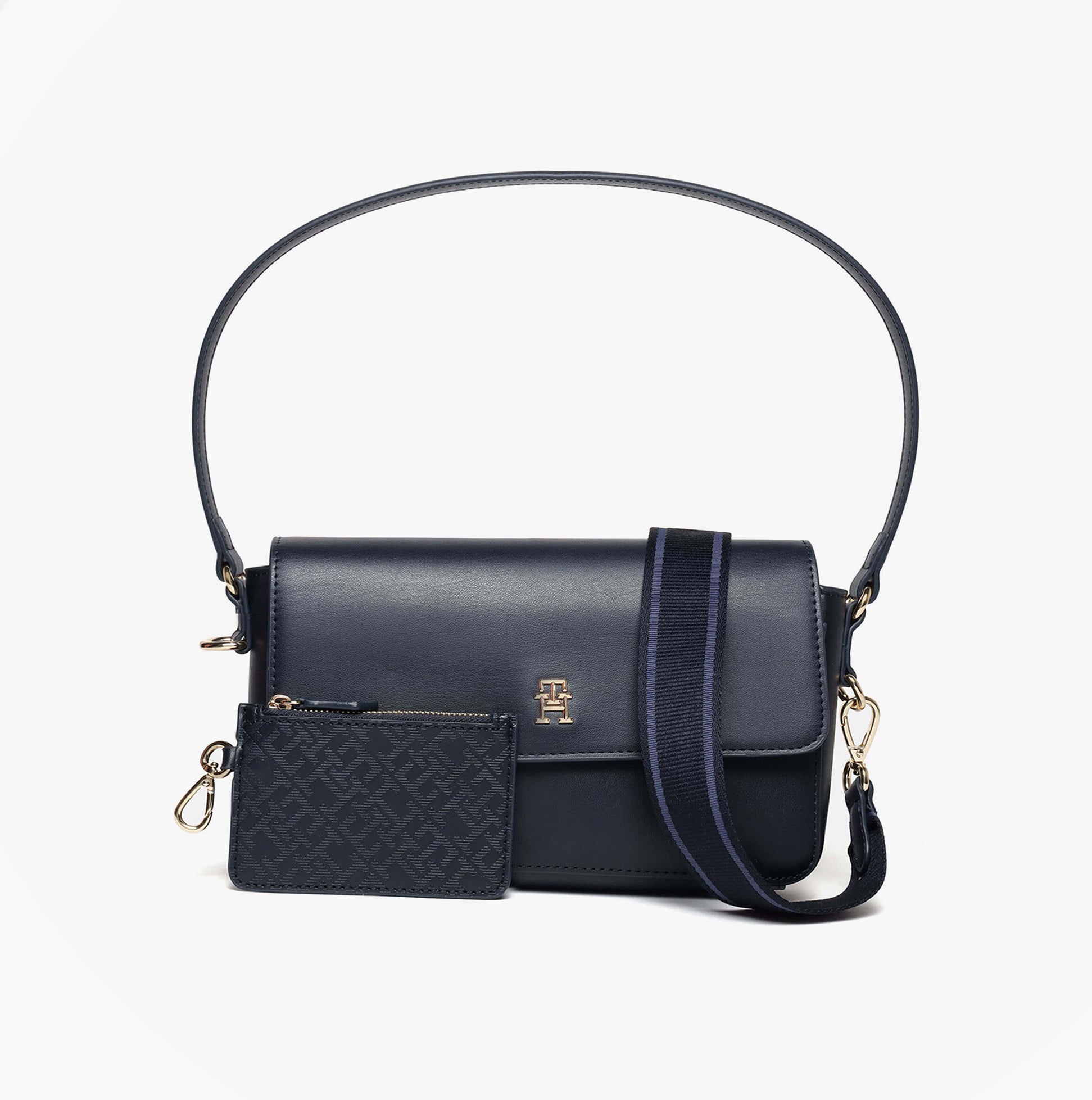 Tommy Hilfiger CONVERTIBLE Womens Crossbody Bag Space Blue