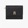 Tommy Hilfiger Womens Monogram Trifold Wallet Black