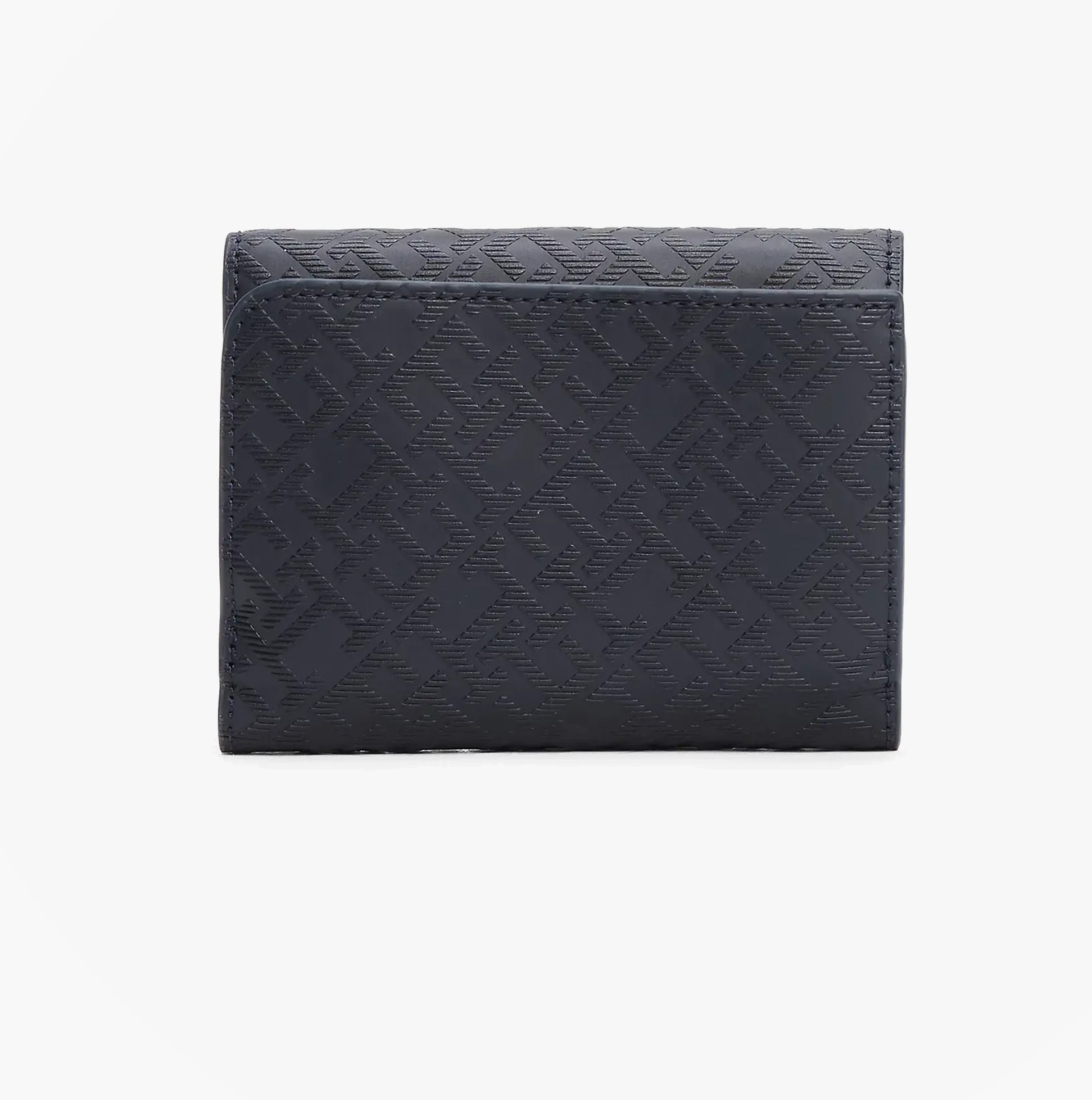 Tommy Hilfiger Womens Monogram Trifold Wallet Navy