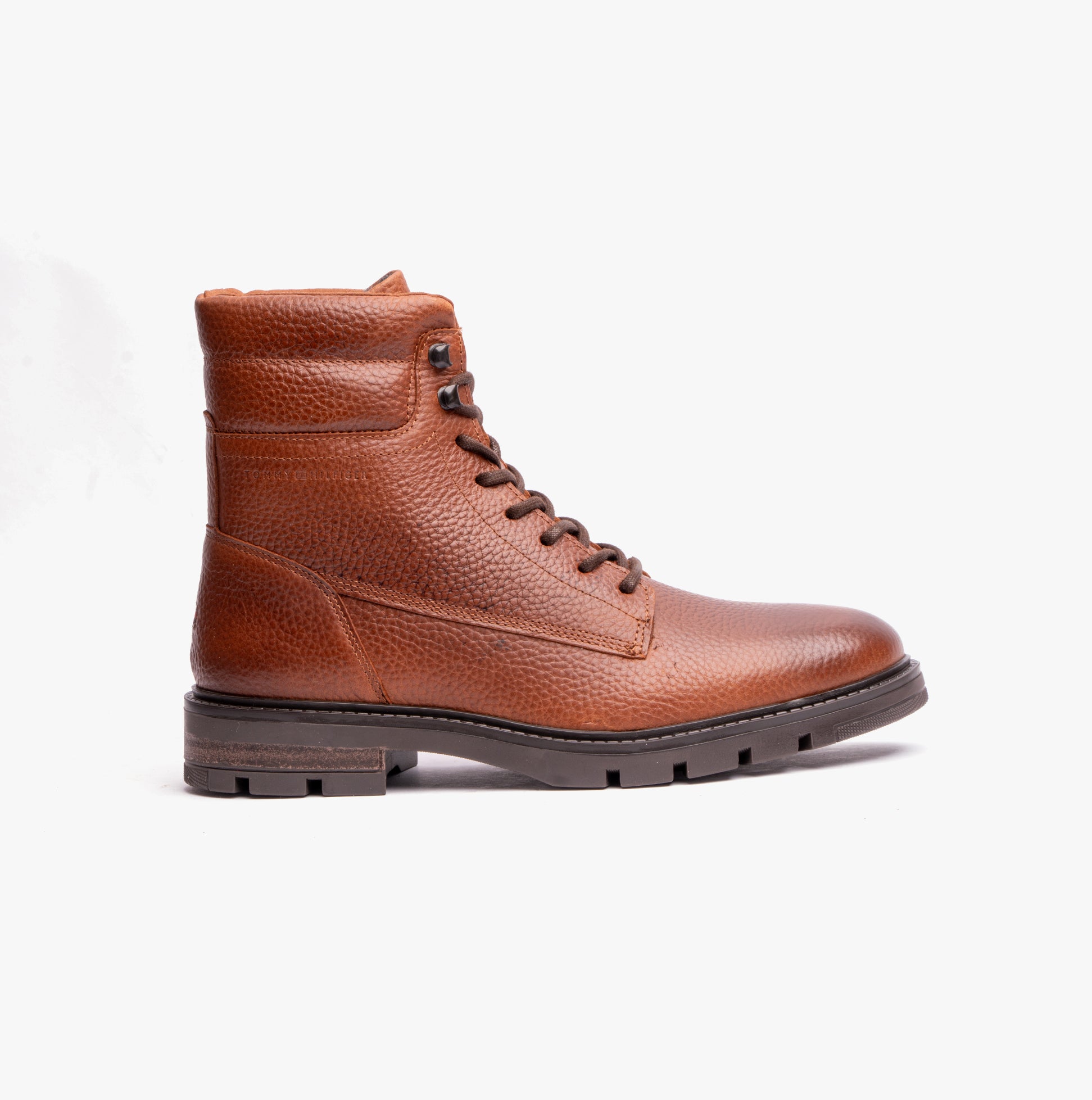 Tommy Hilfiger WARM PADDED HILFIGER LTH Mens Boots Winter Cognac
