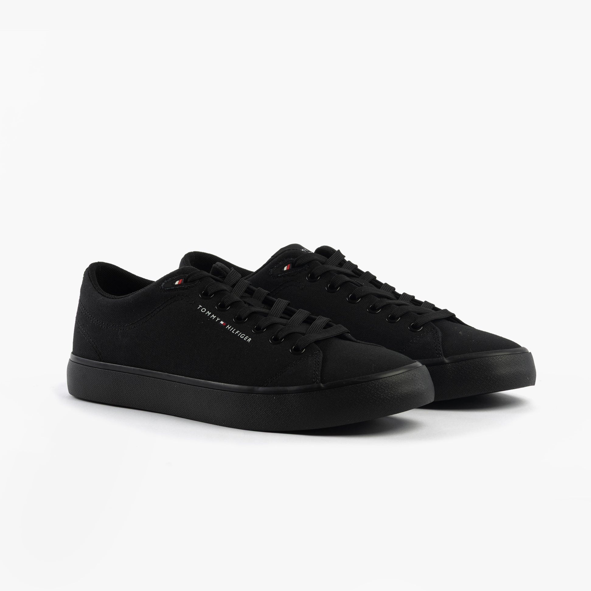 Tommy Hilfiger LOGO PATCH Mens Trainers Black