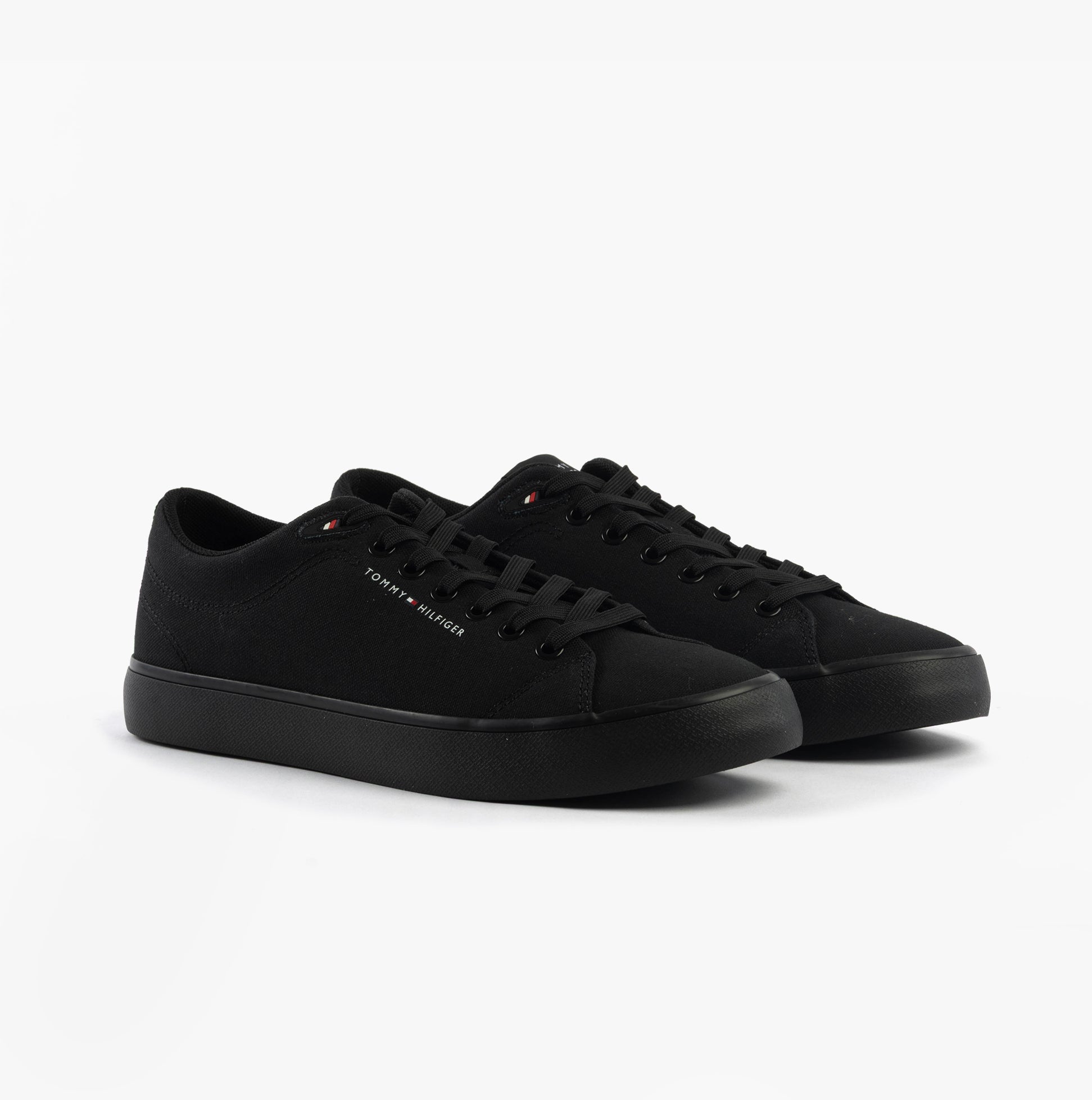 Tommy Hilfiger LOGO PATCH Mens Trainers Black
