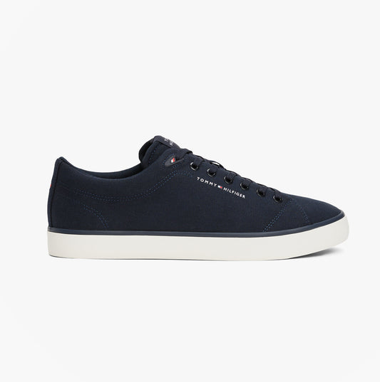 Tommy Hilfiger HI VULC LOW CORE Mens Trainers Desert Sky