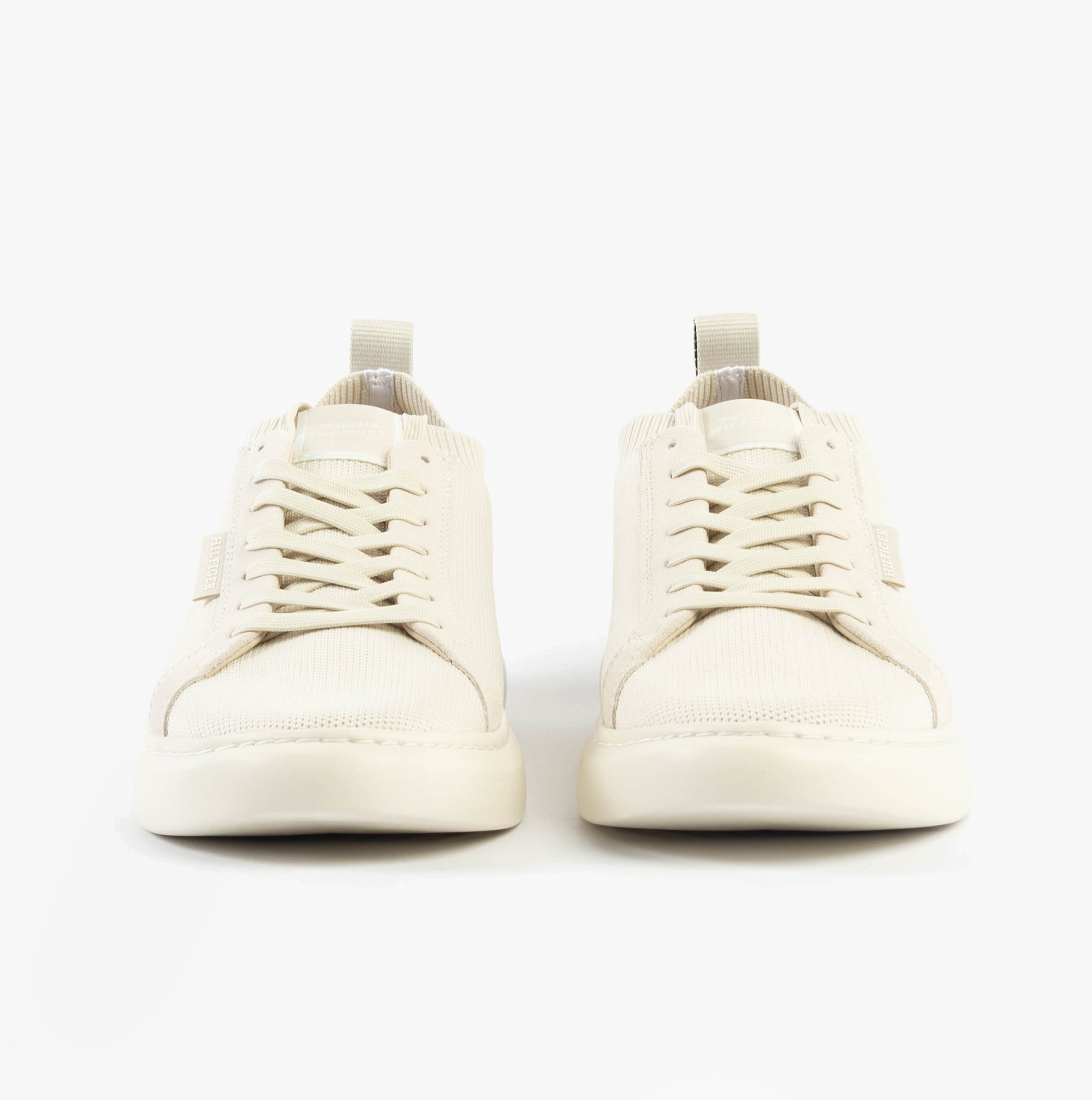 Tommy Hilfiger MONO-SOCK KNIT Mens Trainers Alabaster