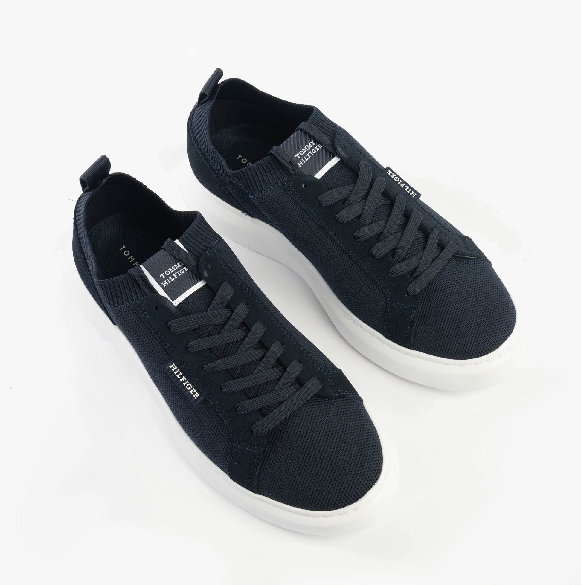 Tommy Hilfiger MONO-SOCK KNIT Mens Trainers Desert Sky