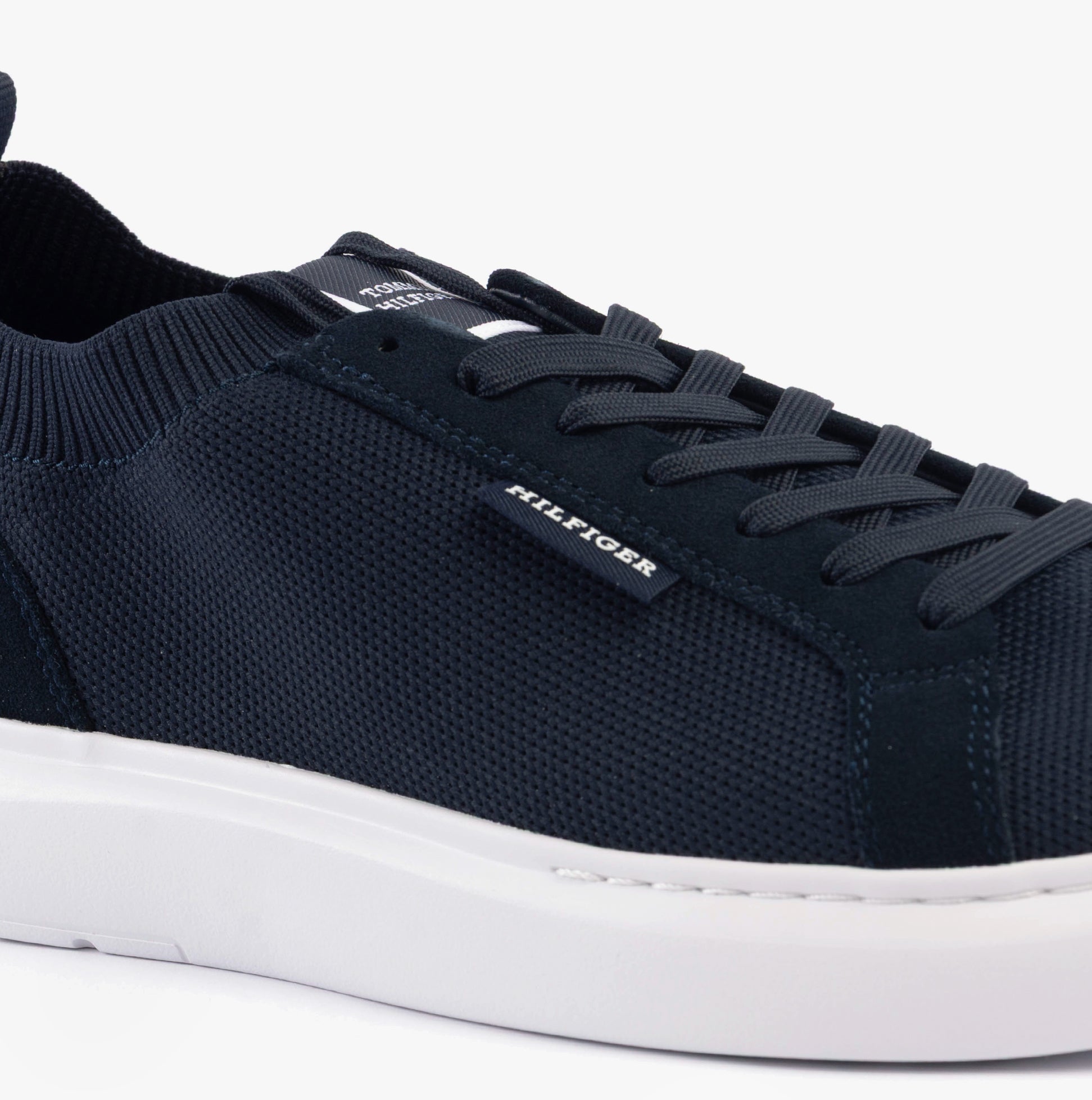 Tommy Hilfiger MONO-SOCK KNIT Mens Trainers Desert Sky