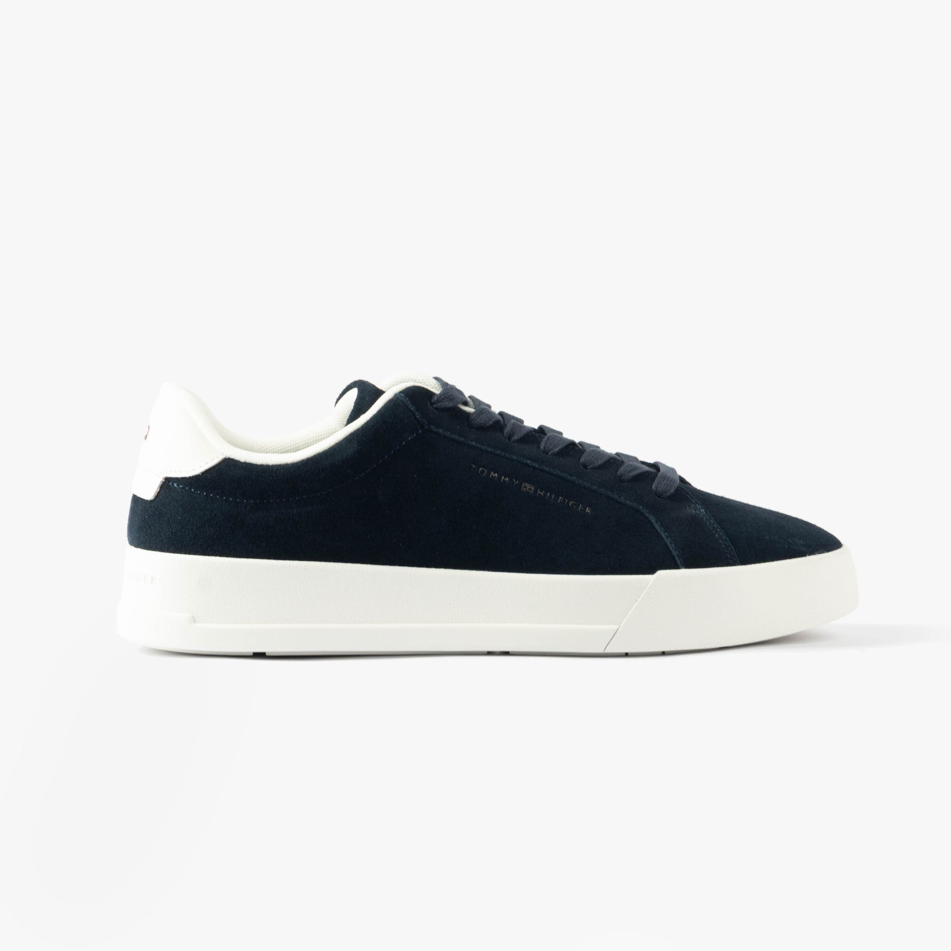 Tommy Hilfiger TH COURT BETTER SUEDE Mens Trainers Desert Sky