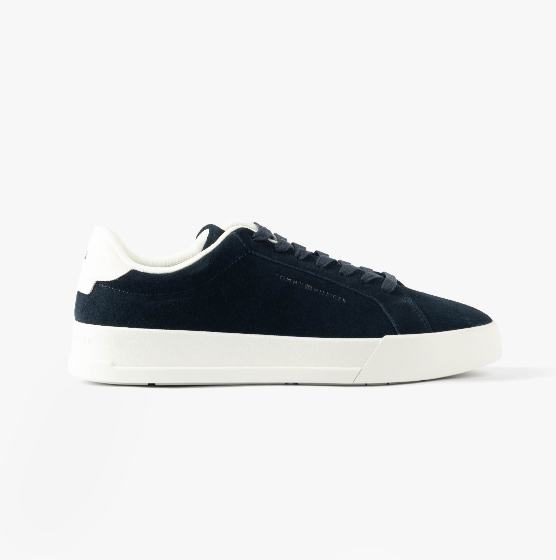 Tommy Hilfiger TH COURT BETTER SUEDE Mens Trainers Desert Sky