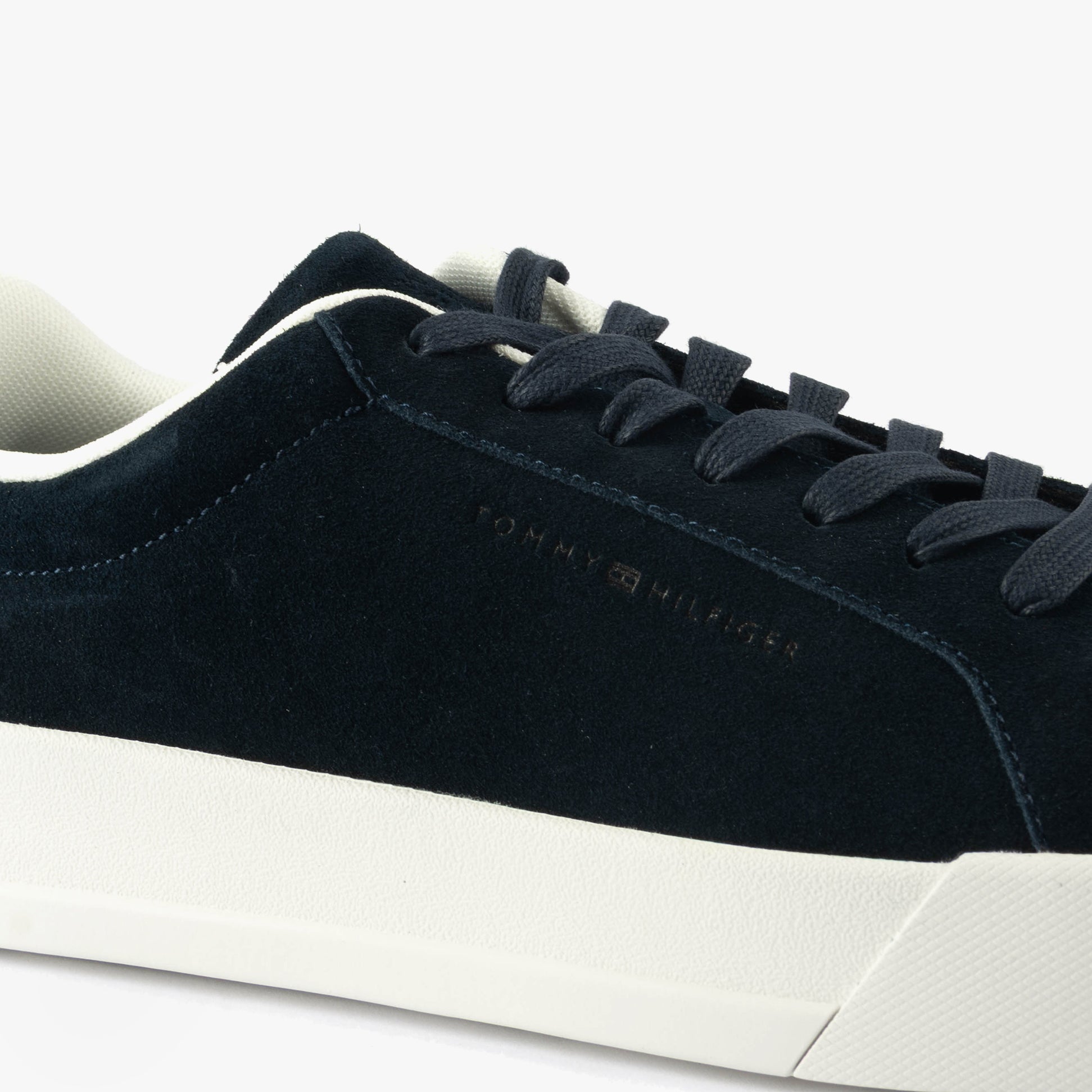 Tommy Hilfiger TH COURT BETTER SUEDE Mens Trainers Desert Sky