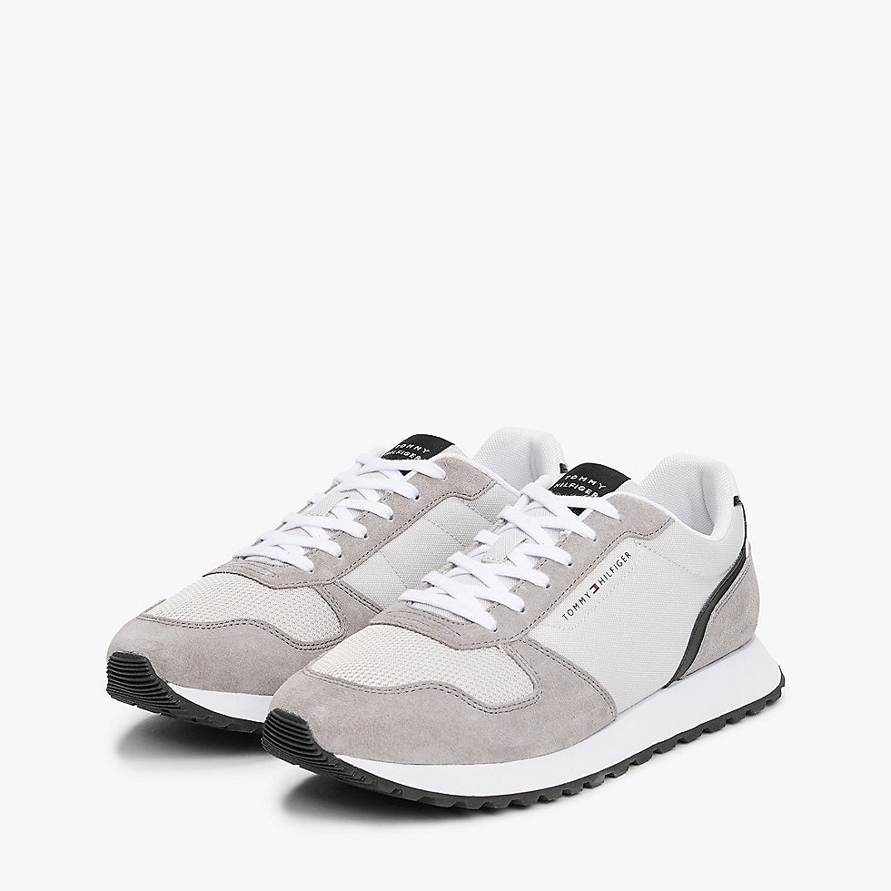 Tommy Hilfiger NEW RUNNER EVA MIX Mens Trainers Grey Whisper