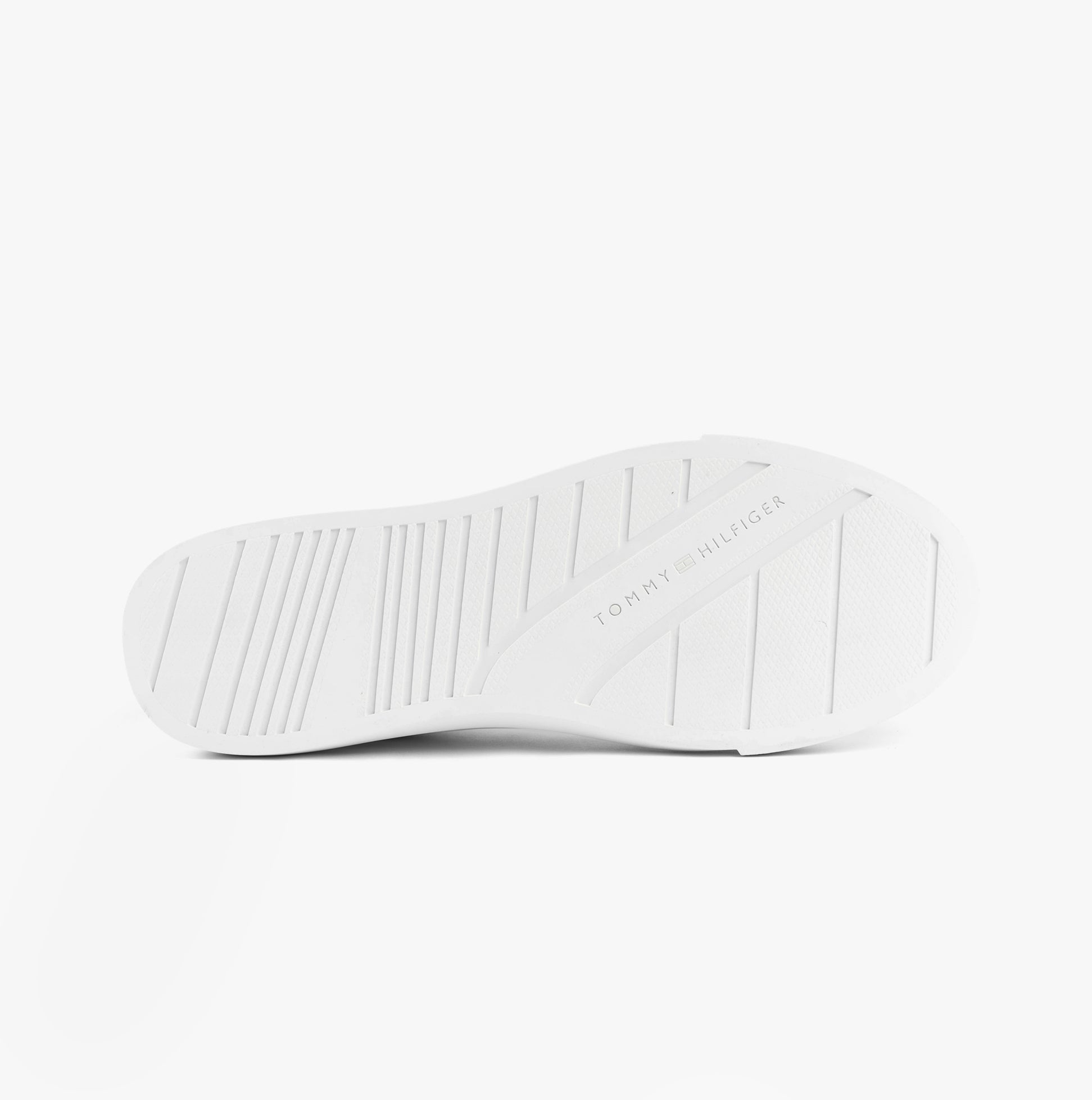 Tommy Hilfiger SUEDE CONTRAST CUPSOLE Mens Trainers White