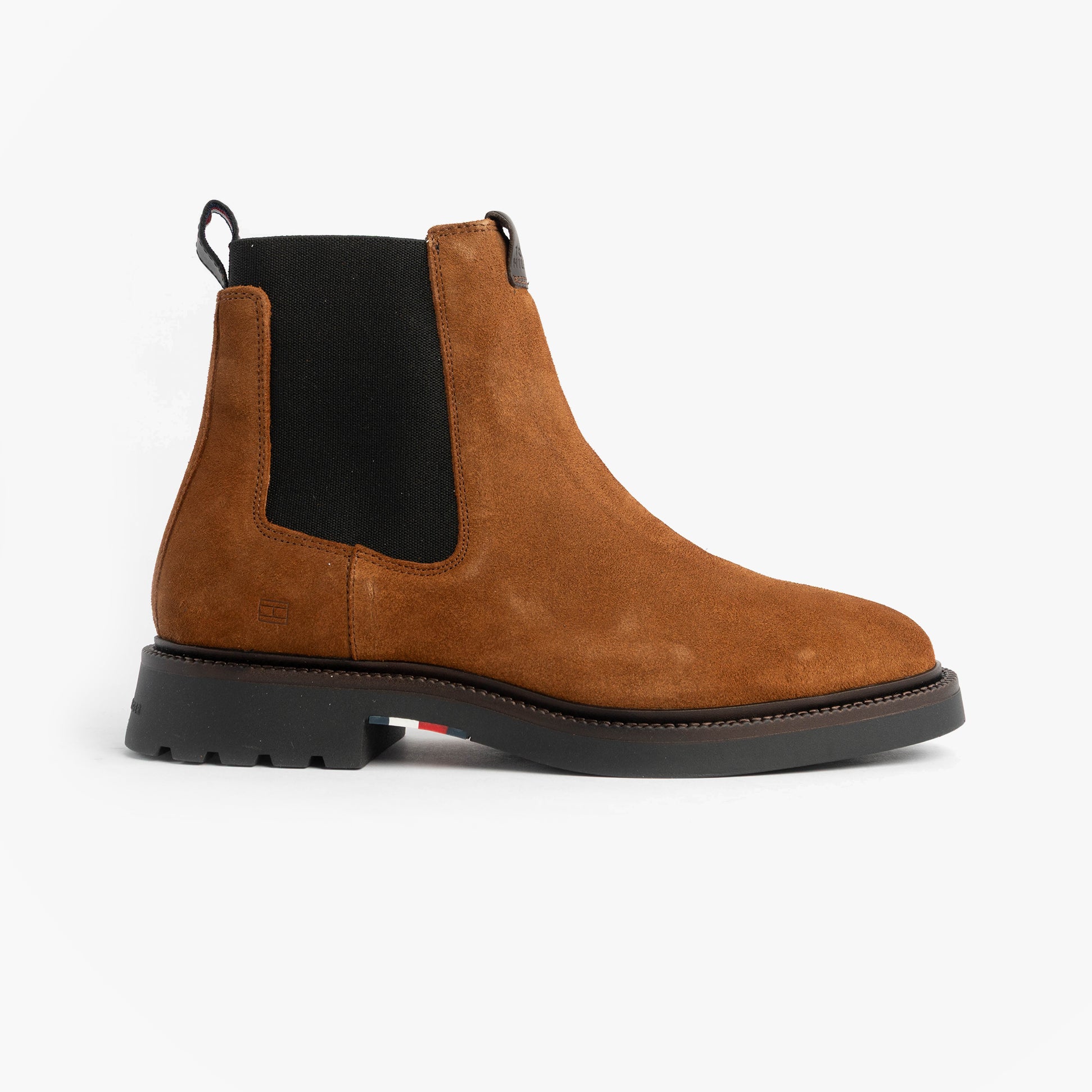 Tommy Hilfiger HILFIGER COMFORT Mens Suede Chelsea Boots Coconut Grove
