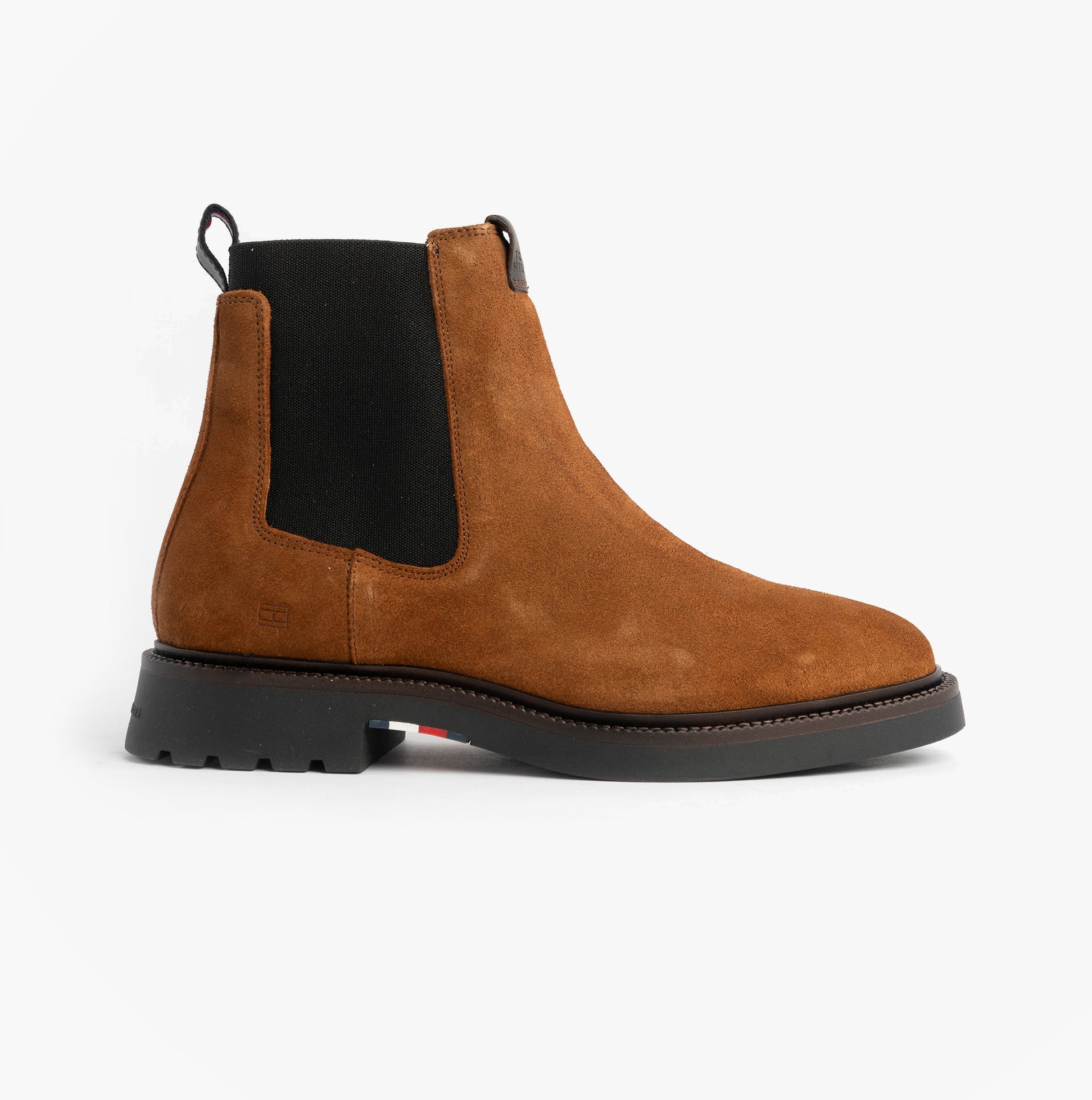 Tommy Hilfiger HILFIGER COMFORT Mens Suede Chelsea Boots Coconut Grove