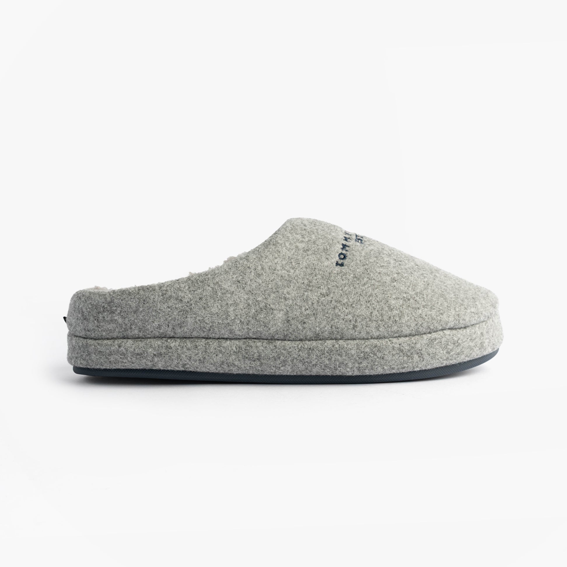Tommy Hilfiger HILFIGER FELT HOUSE Mens House Slippers Universal Grey