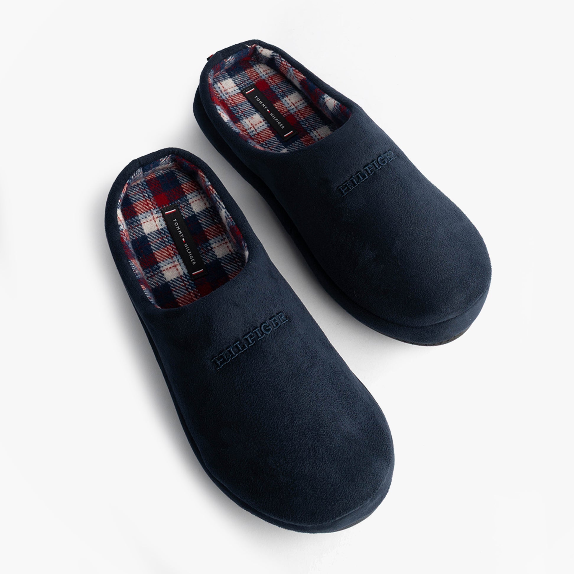 Tommy Hilfiger HILFIGER M SDE CHECK Mens House Slippers Desert Sky