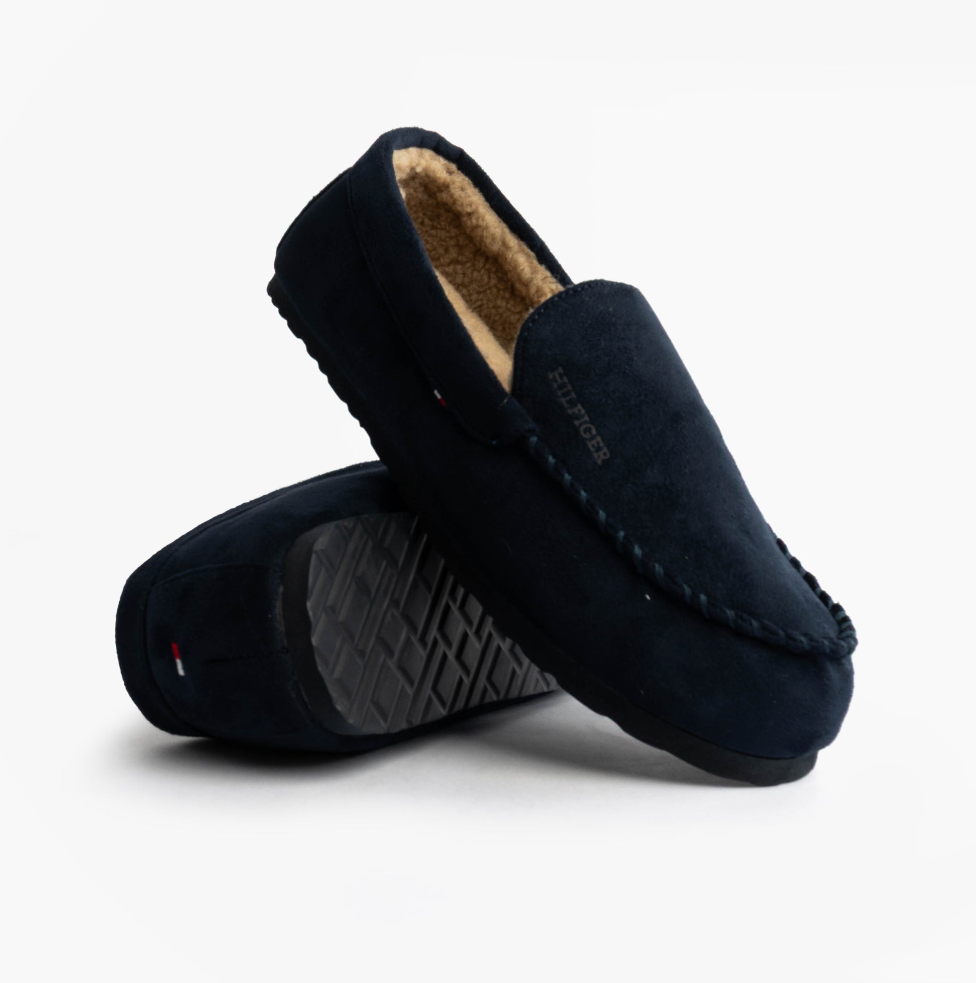 Tommy Hilfiger HILFIGER M SDE DRIVE Mens Mocassin Slippers Desert Sky