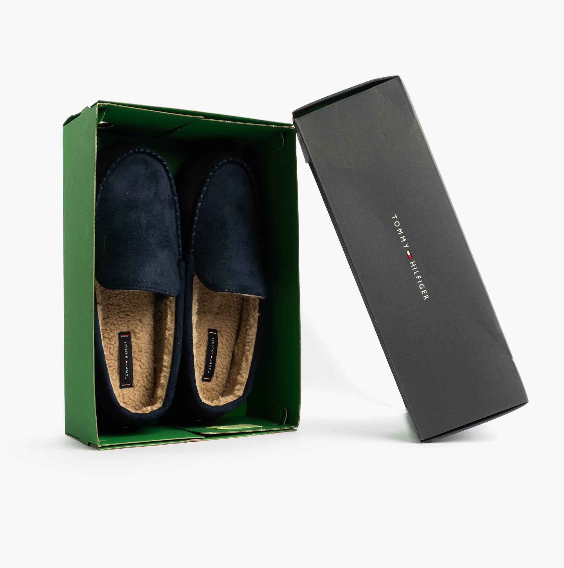 Tommy Hilfiger HILFIGER M SDE DRIVE Mens Mocassin Slippers Desert Sky